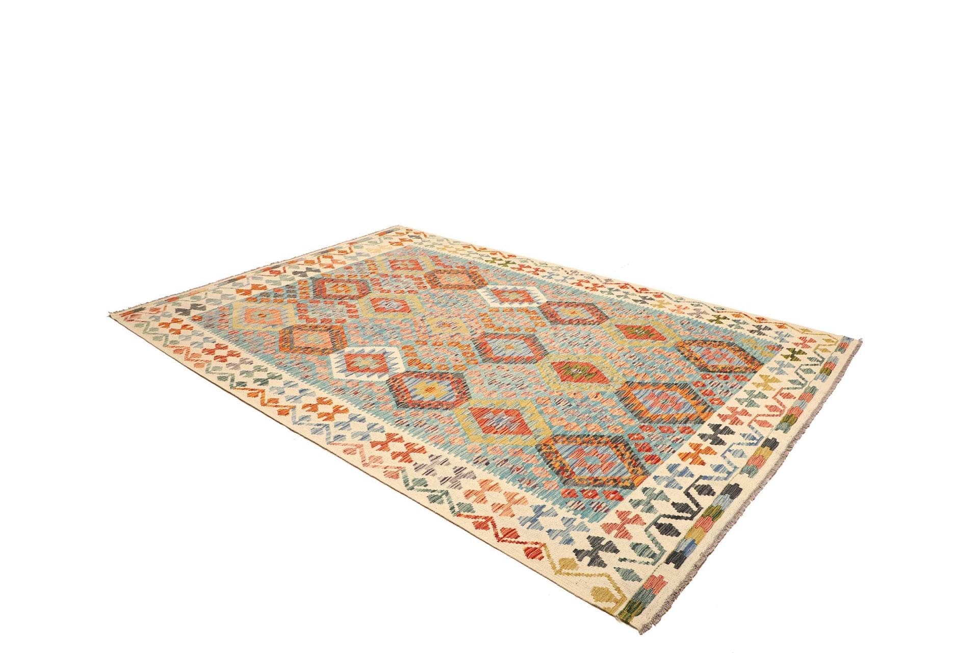 Kelim 207 × 306 cm aus Wolle, handgewebt