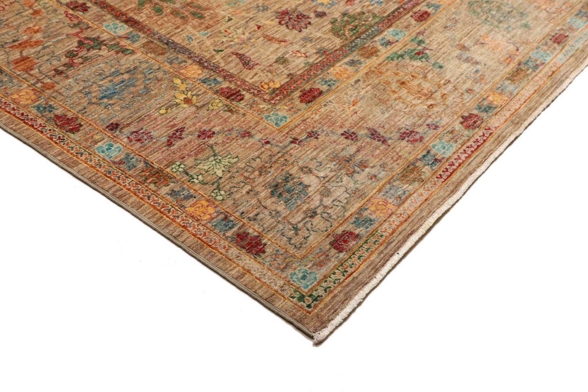 Handgeknüpfter Samarkand Orientteppich, 203 × 298 cm, Wolle
