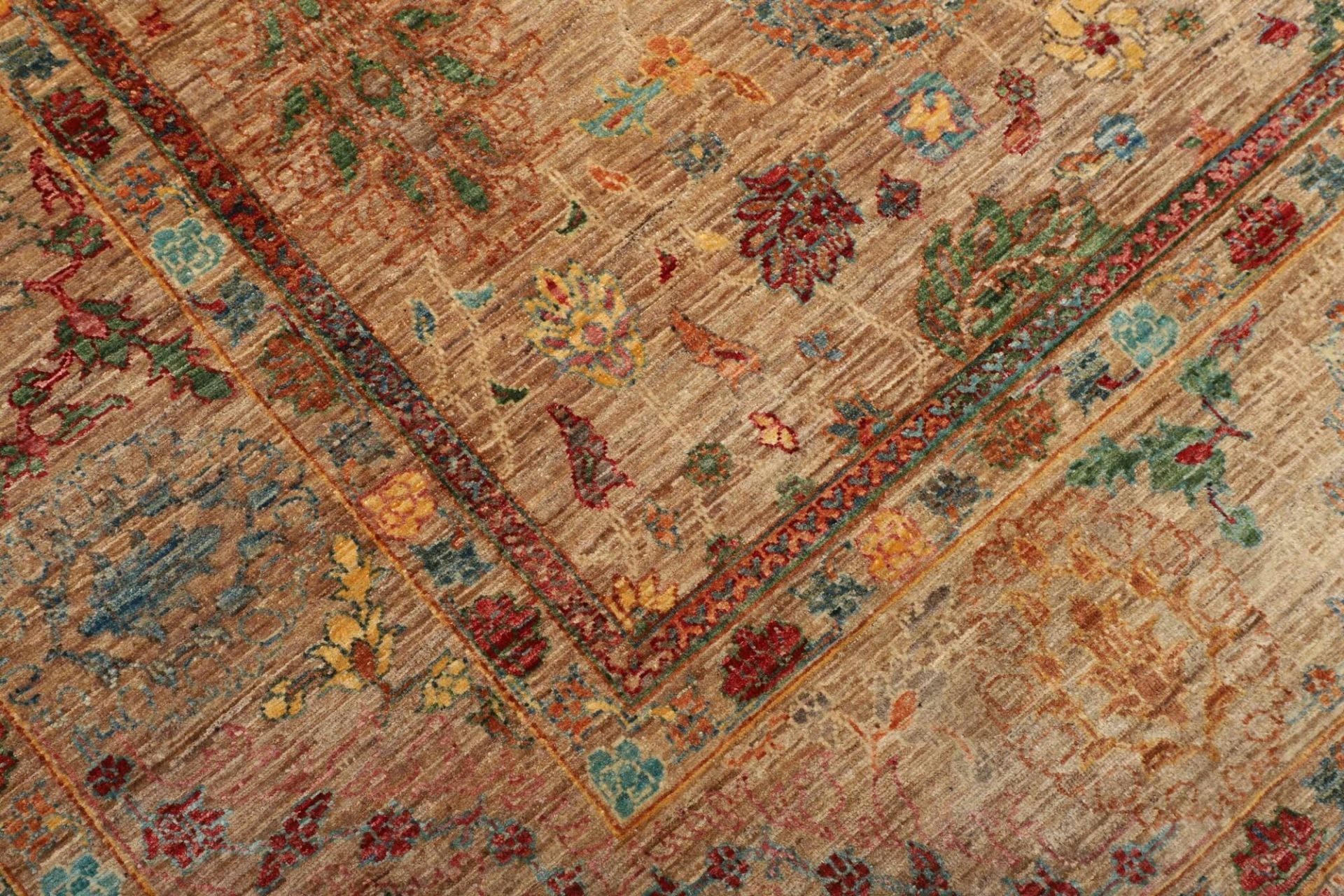 Handgeknüpfter Samarkand Orientteppich, 203 × 298 cm, Wolle