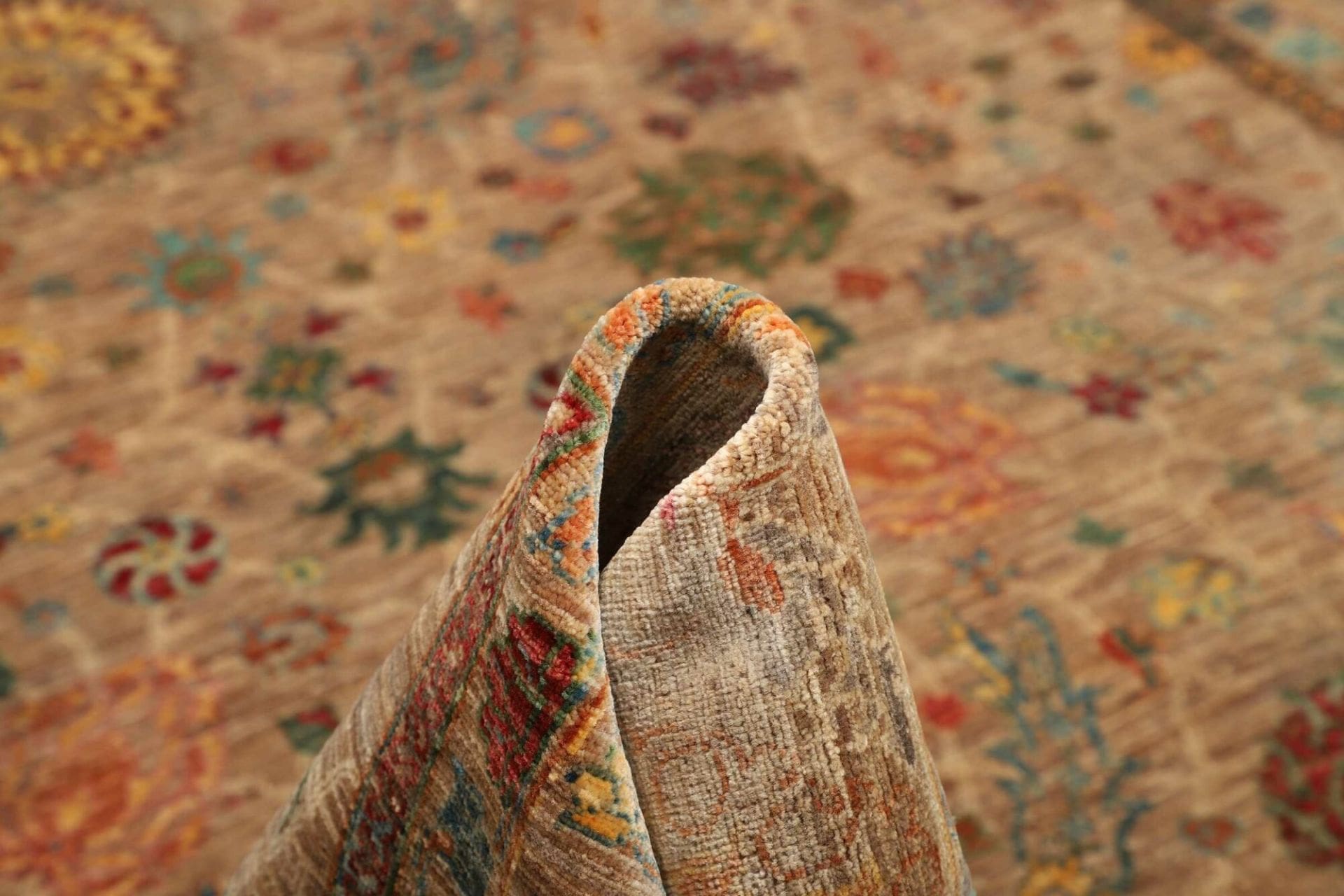 Handgeknüpfter Samarkand Orientteppich, 203 × 298 cm, Wolle