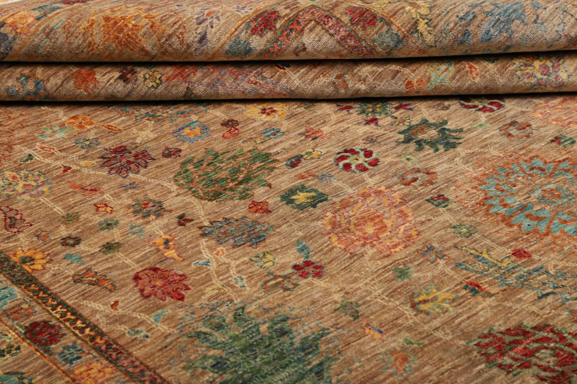 Handgeknüpfter Samarkand Orientteppich, 203 × 298 cm, Wolle