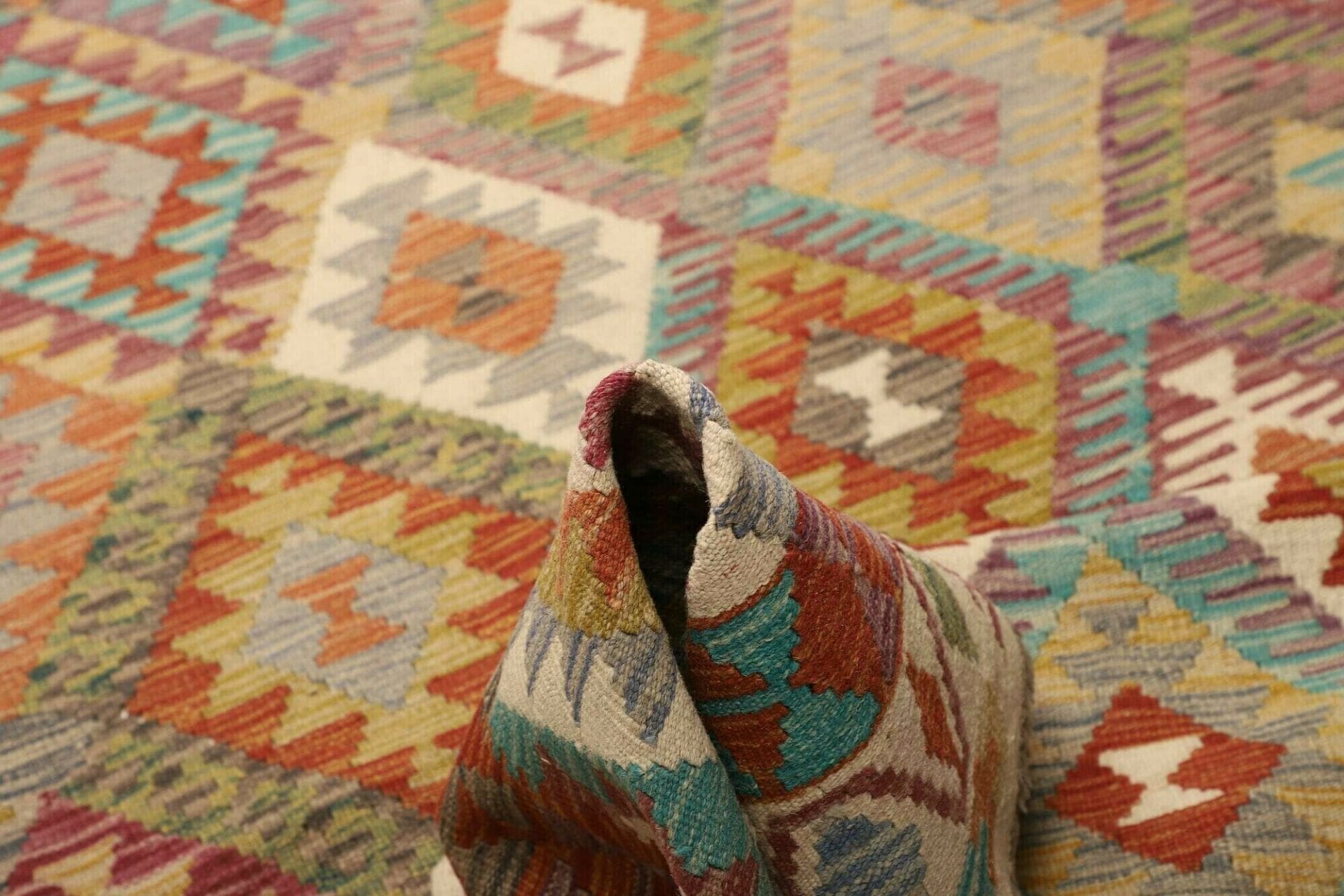 Handgewebter Kelim 207 × 290 cm