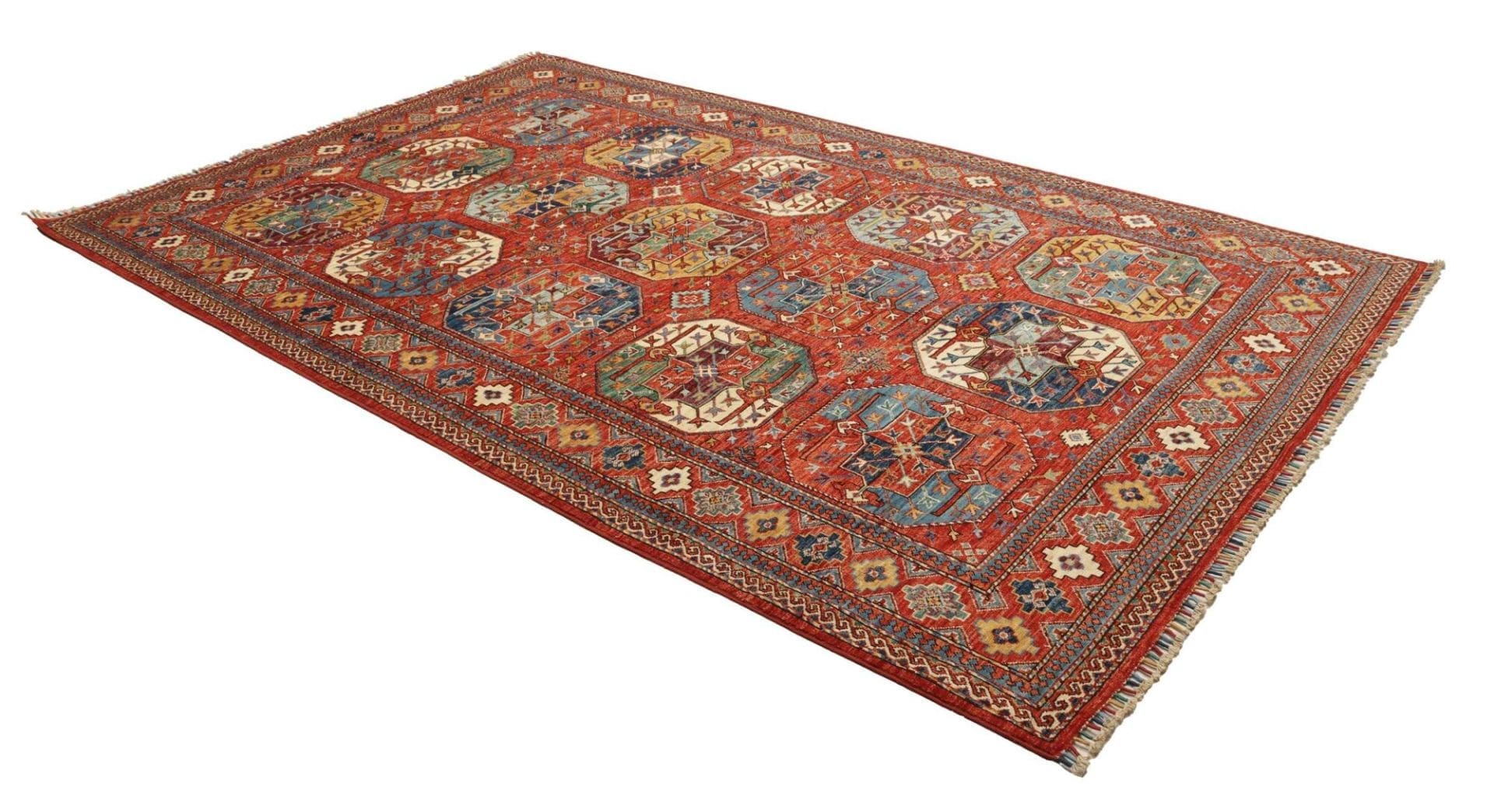ziegler-orientteppich-198-x-310cm-schurwolle-handgeknupft-2 Handgeknüpfter Ziegler Orientteppich, 198 × 310 cm, Wolle