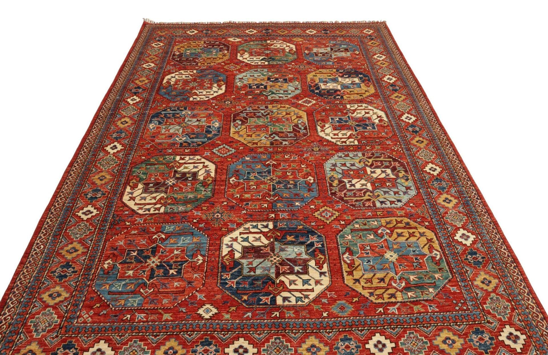 ziegler-orientteppich-198-x-310cm-schurwolle-handgeknupft-3 Handgeknüpfter Ziegler Orientteppich, 198 × 310 cm, Wolle