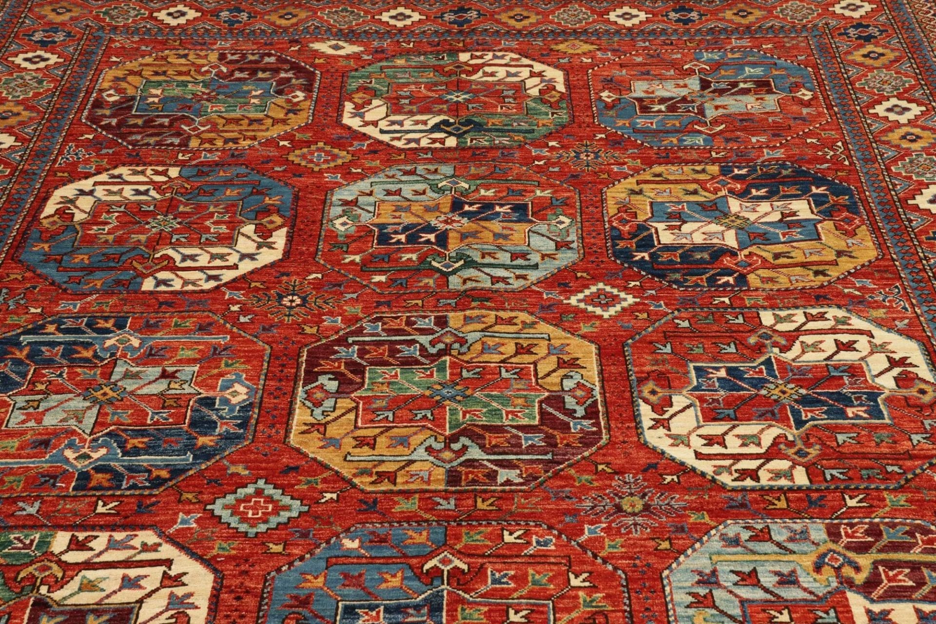 ziegler-orientteppich-198-x-310cm-schurwolle-handgeknupft-7 Handgeknüpfter Ziegler Orientteppich, 198 × 310 cm, Wolle