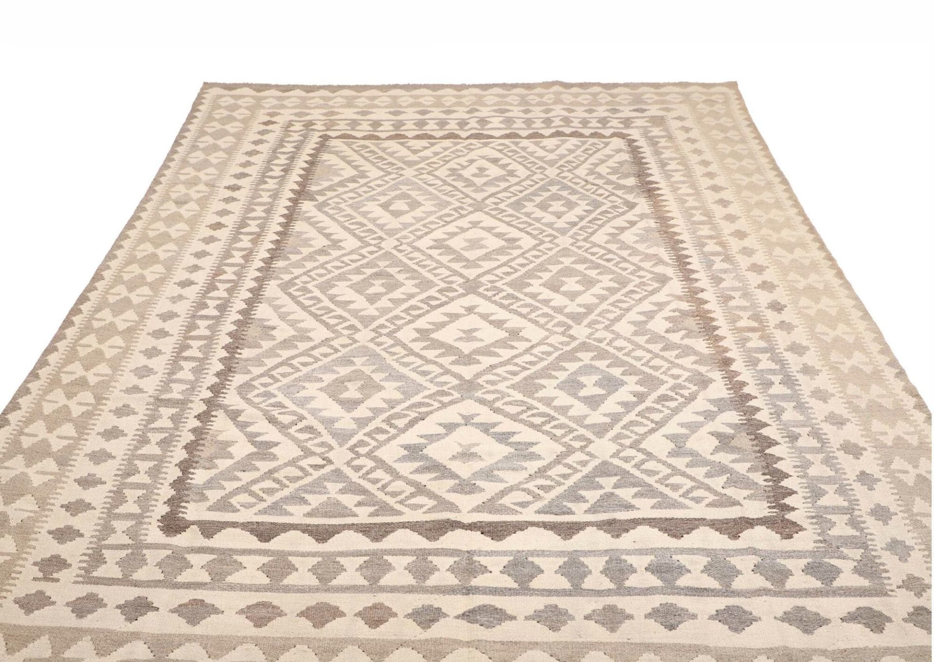 Handgewebter Kelim, 201 × 296 cm, Wolle