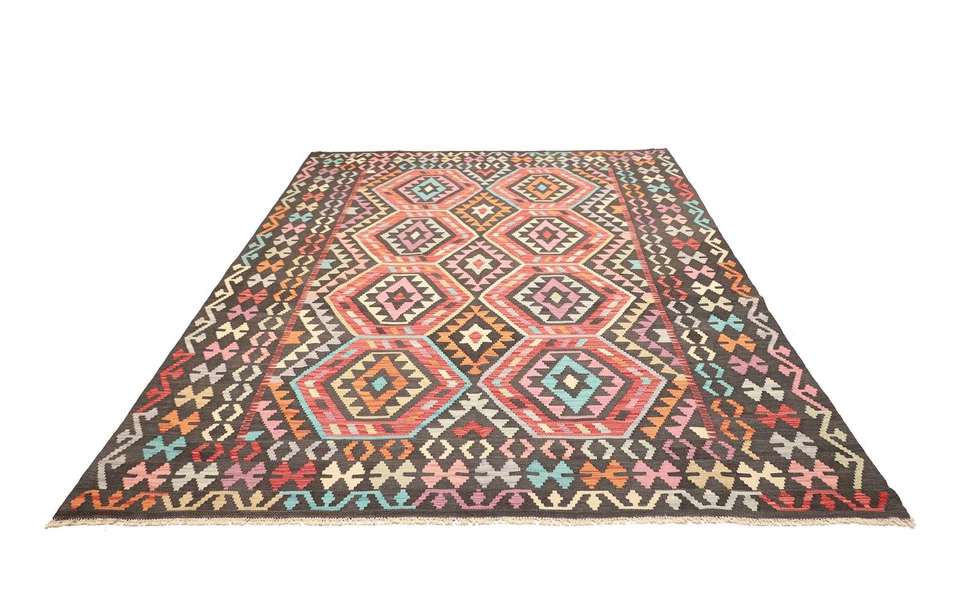 Handgewebter Kelim, 209 × 278 cm, Wolle
