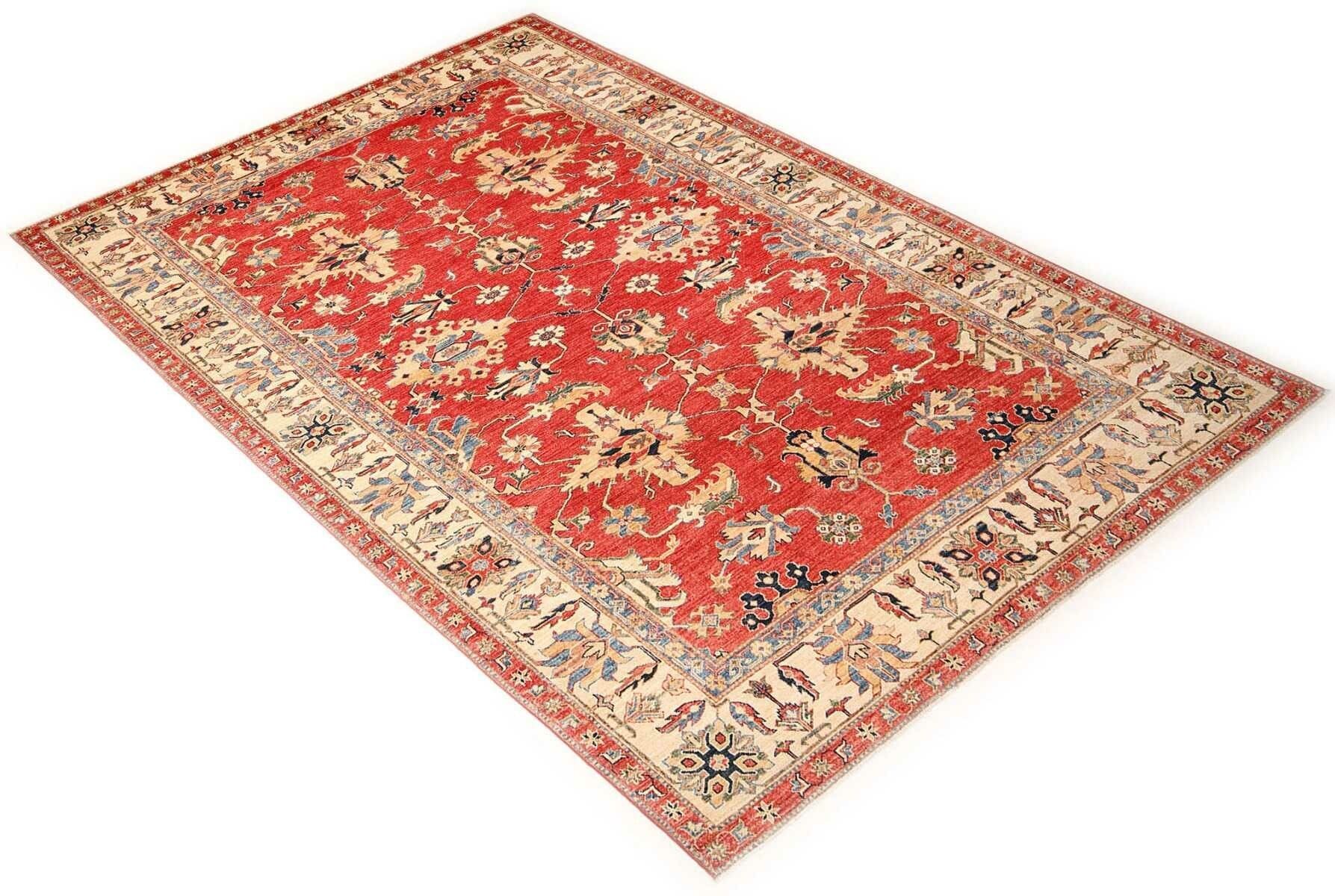 Kazak Orientteppich 205 × 307 cm aus Wolle, handgeknüpft