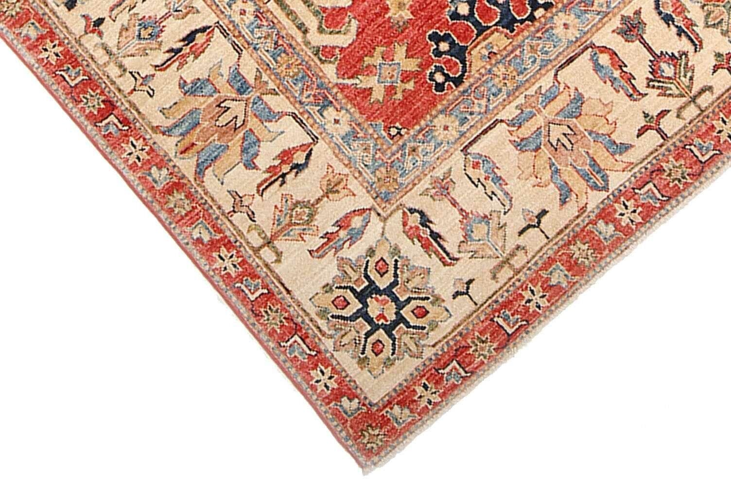 Kazak Orientteppich 205 × 307 cm aus Wolle, handgeknüpft
