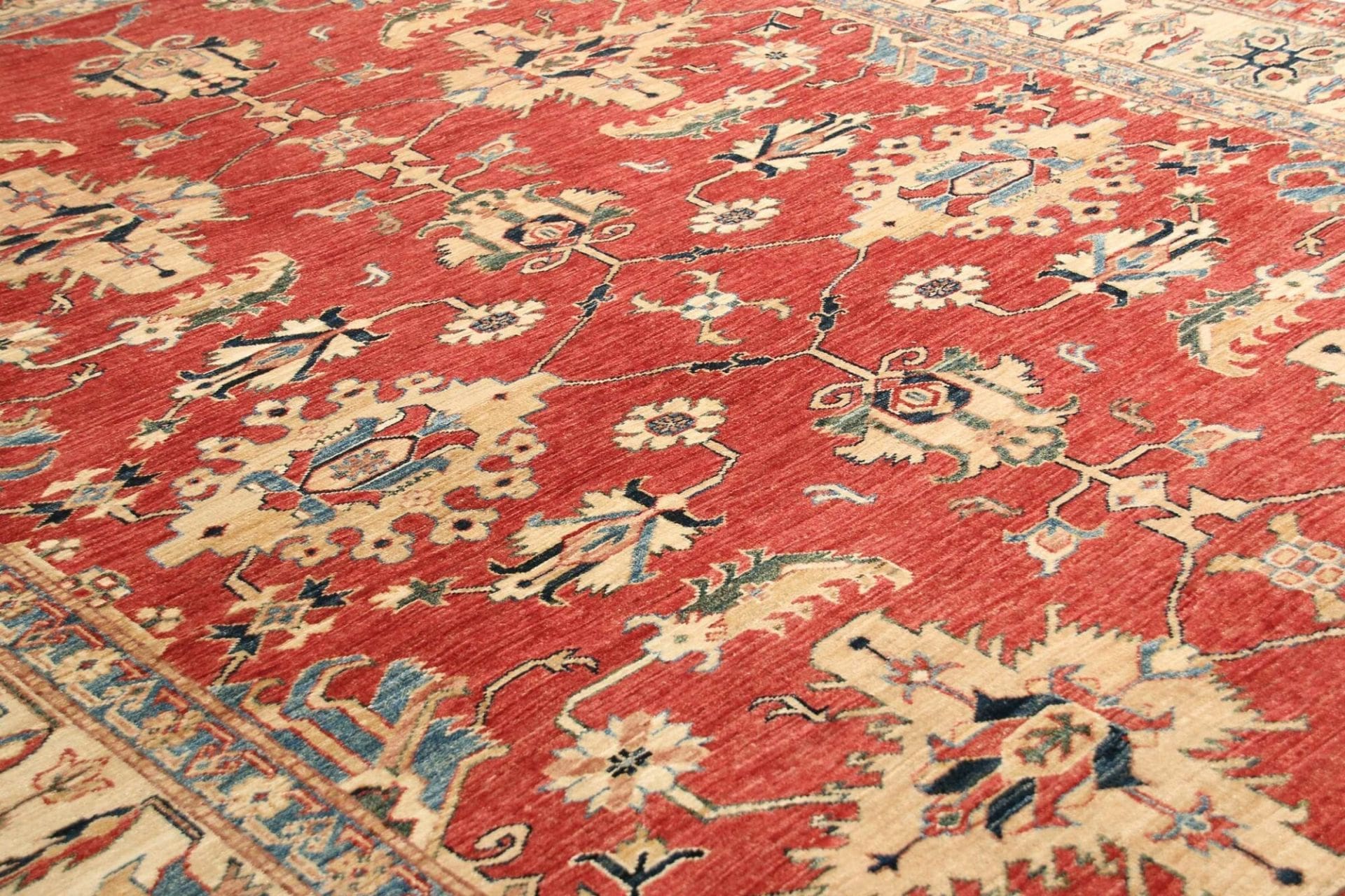 Kazak Orientteppich 205 × 307 cm aus Wolle, handgeknüpft