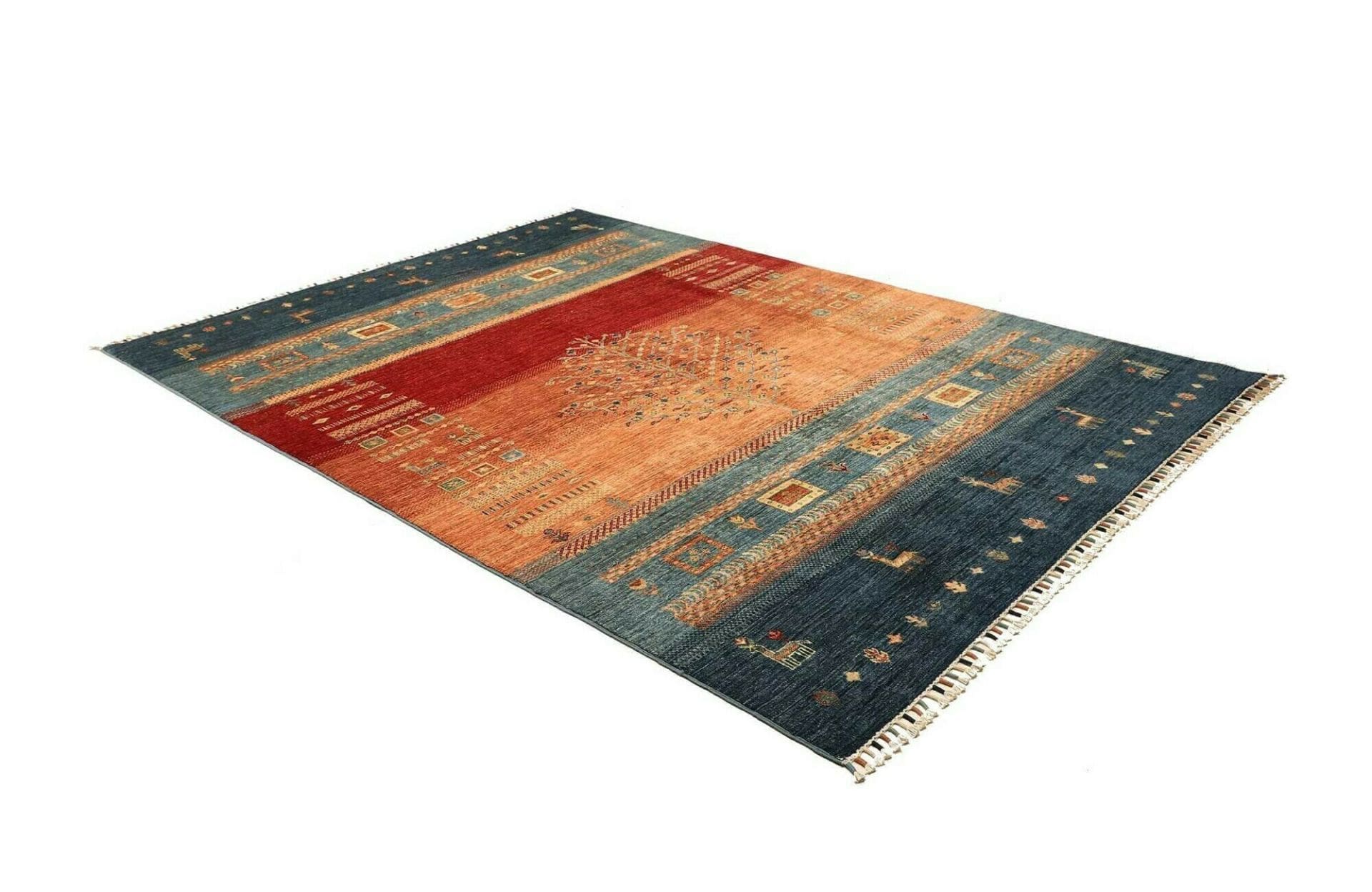 Gabbeh Orientteppich aus Pakistan, 213 × 284 cm