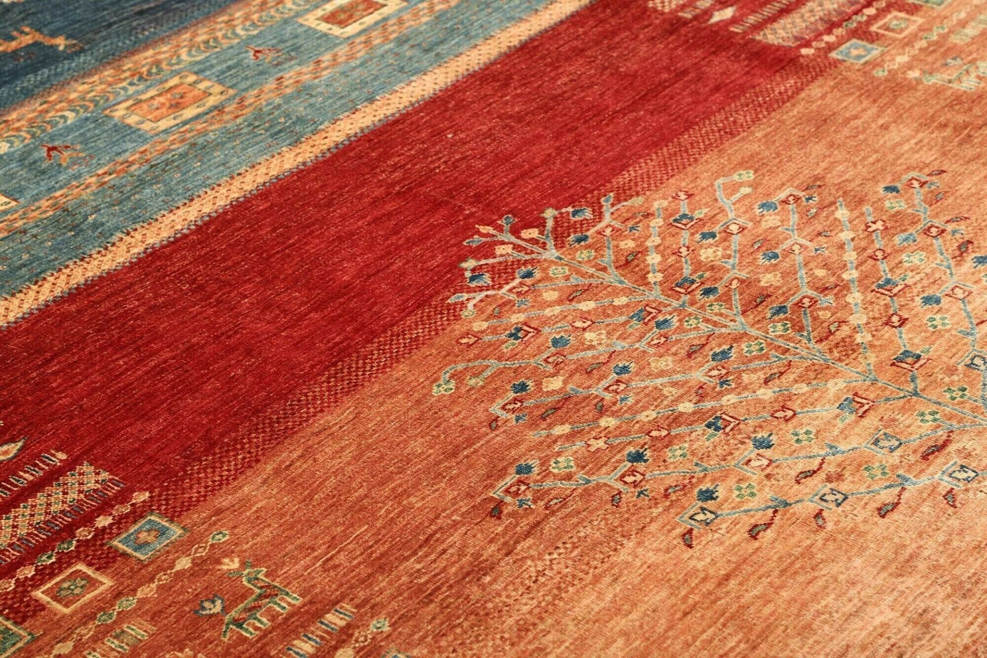 Gabbeh Orientteppich aus Pakistan, 213 × 284 cm