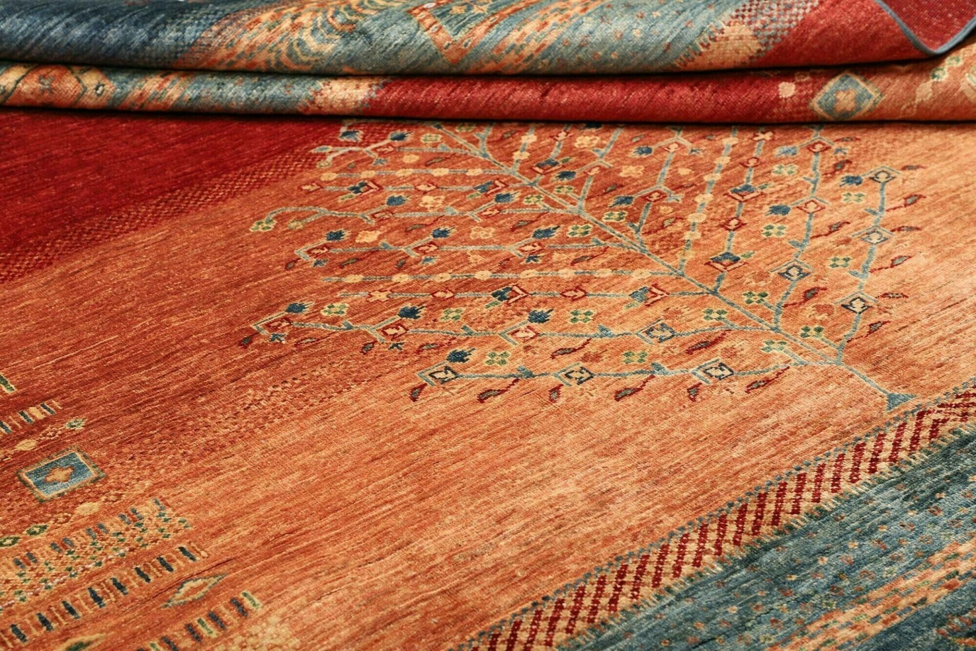 Gabbeh Orientteppich aus Pakistan, 213 × 284 cm