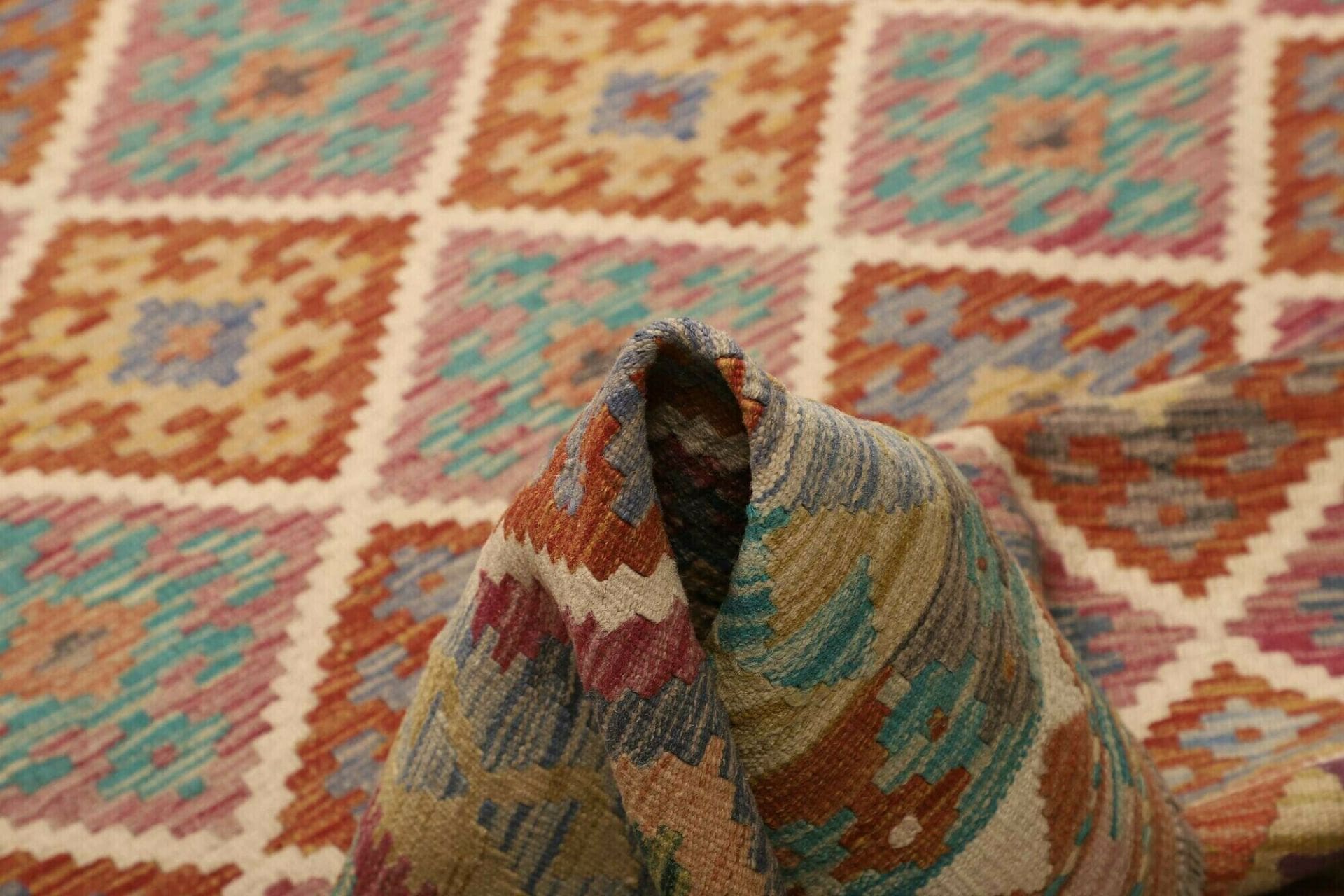 Kelim aus Pakistan, 203 × 298 cm