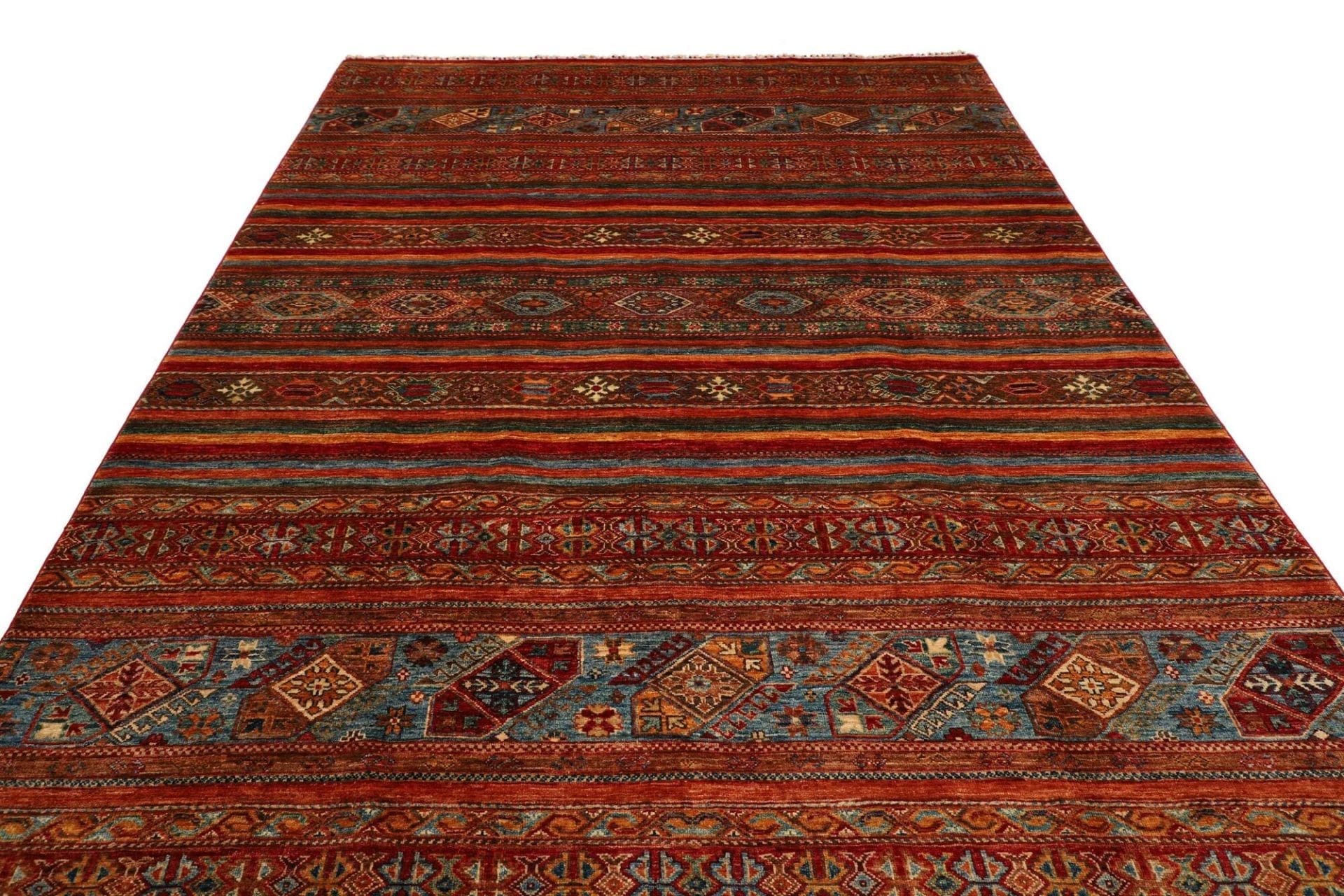Handgeknüpfter Samarkand Orientteppich, 205 × 309 cm, Wolle