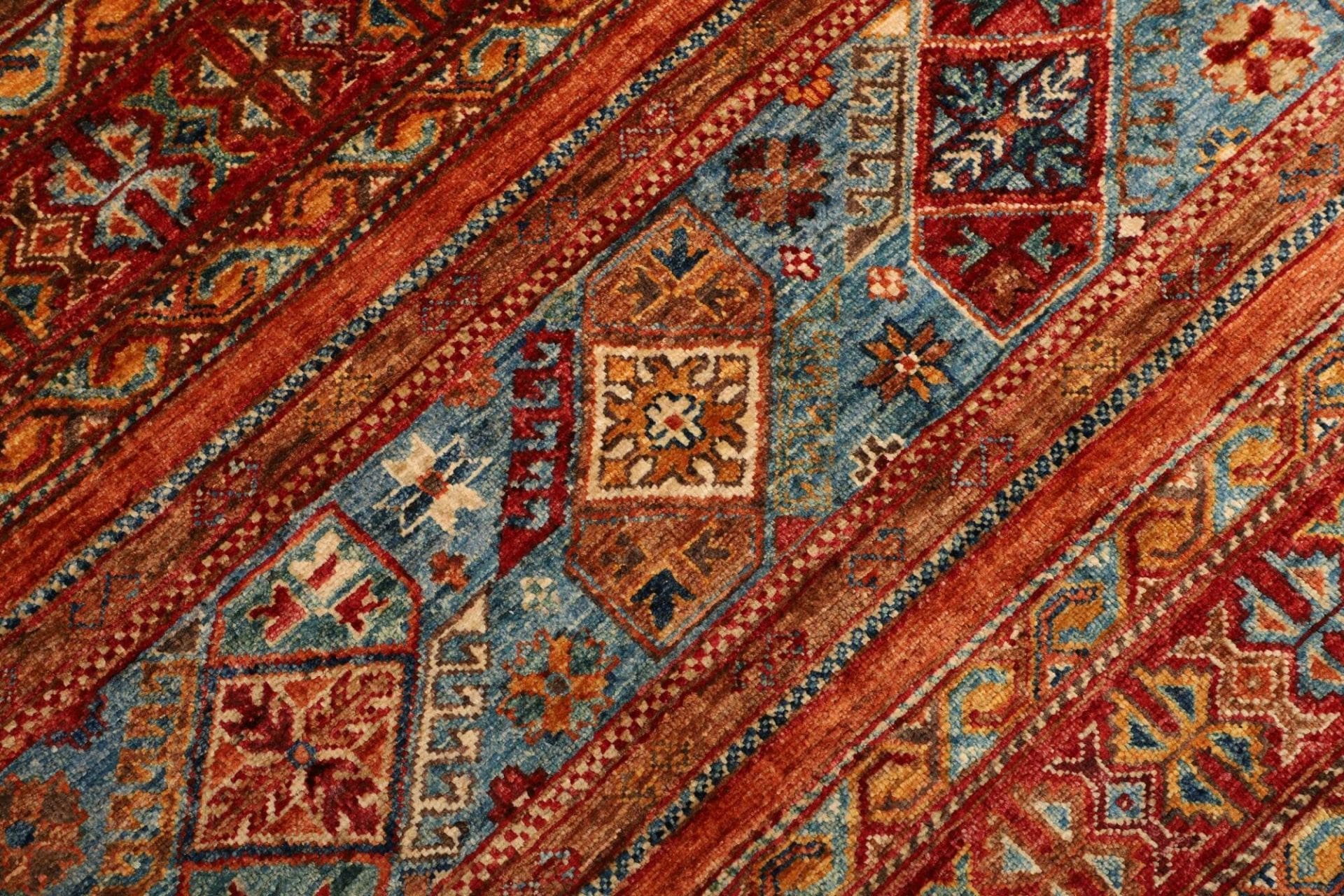 Handgeknüpfter Samarkand Orientteppich, 205 × 309 cm, Wolle