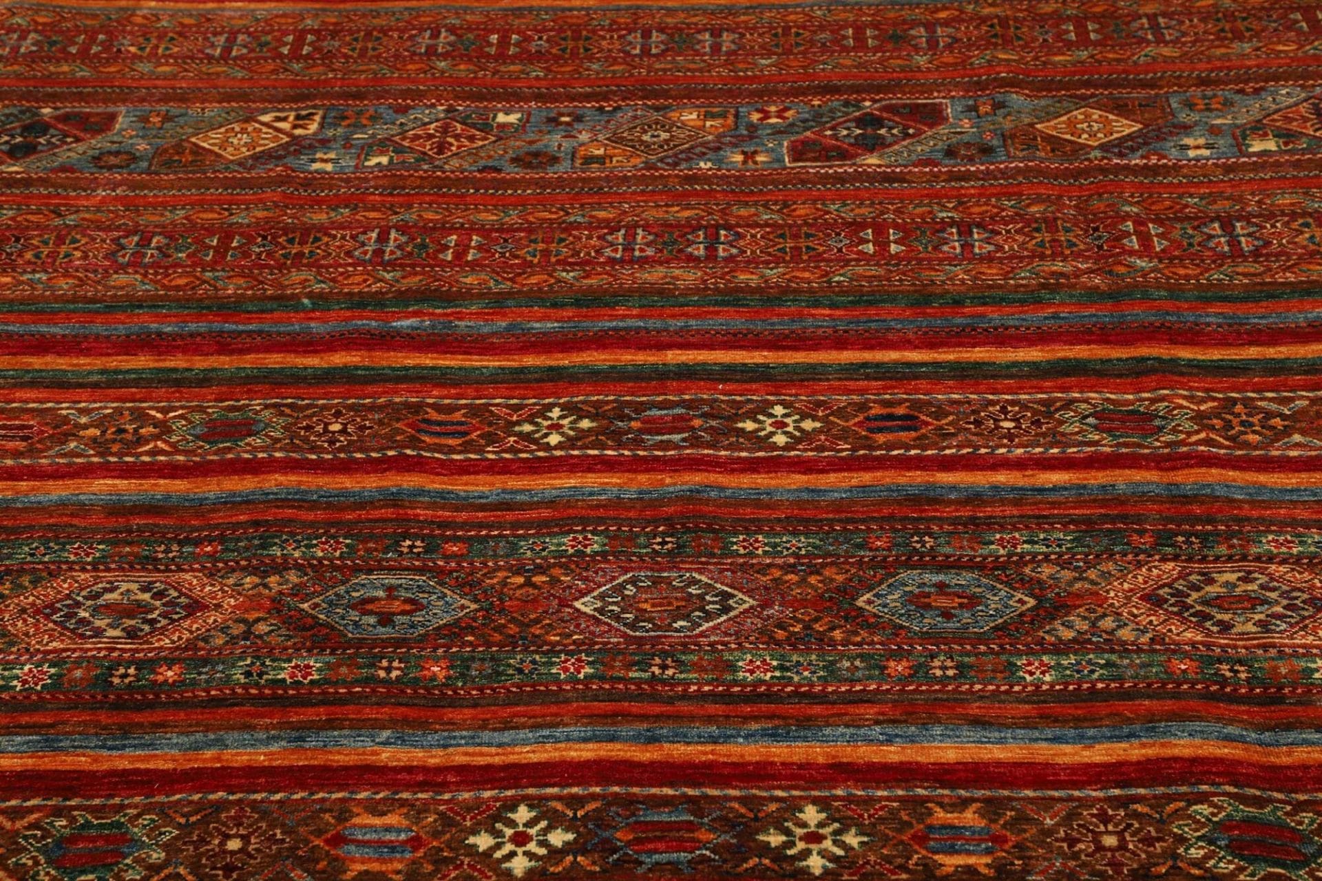 Handgeknüpfter Samarkand Orientteppich, 205 × 309 cm, Wolle