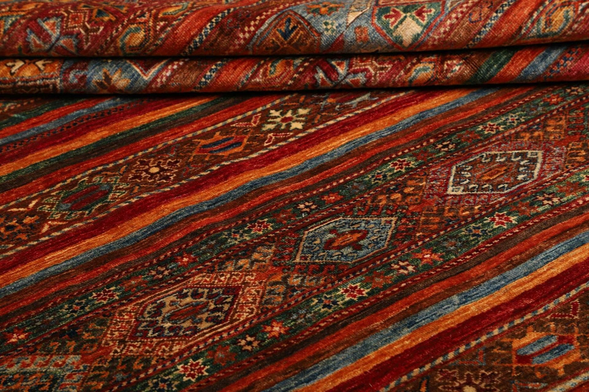 Handgeknüpfter Samarkand Orientteppich, 205 × 309 cm, Wolle