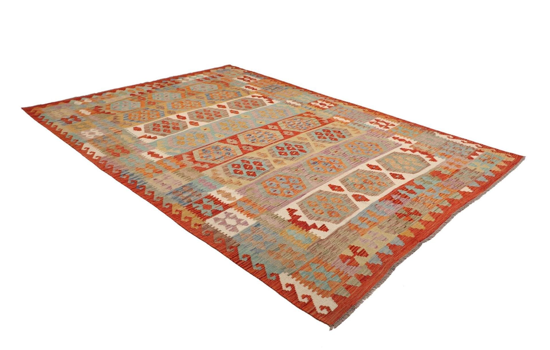 Kelim 202 × 294 cm aus Wolle, handgewebt
