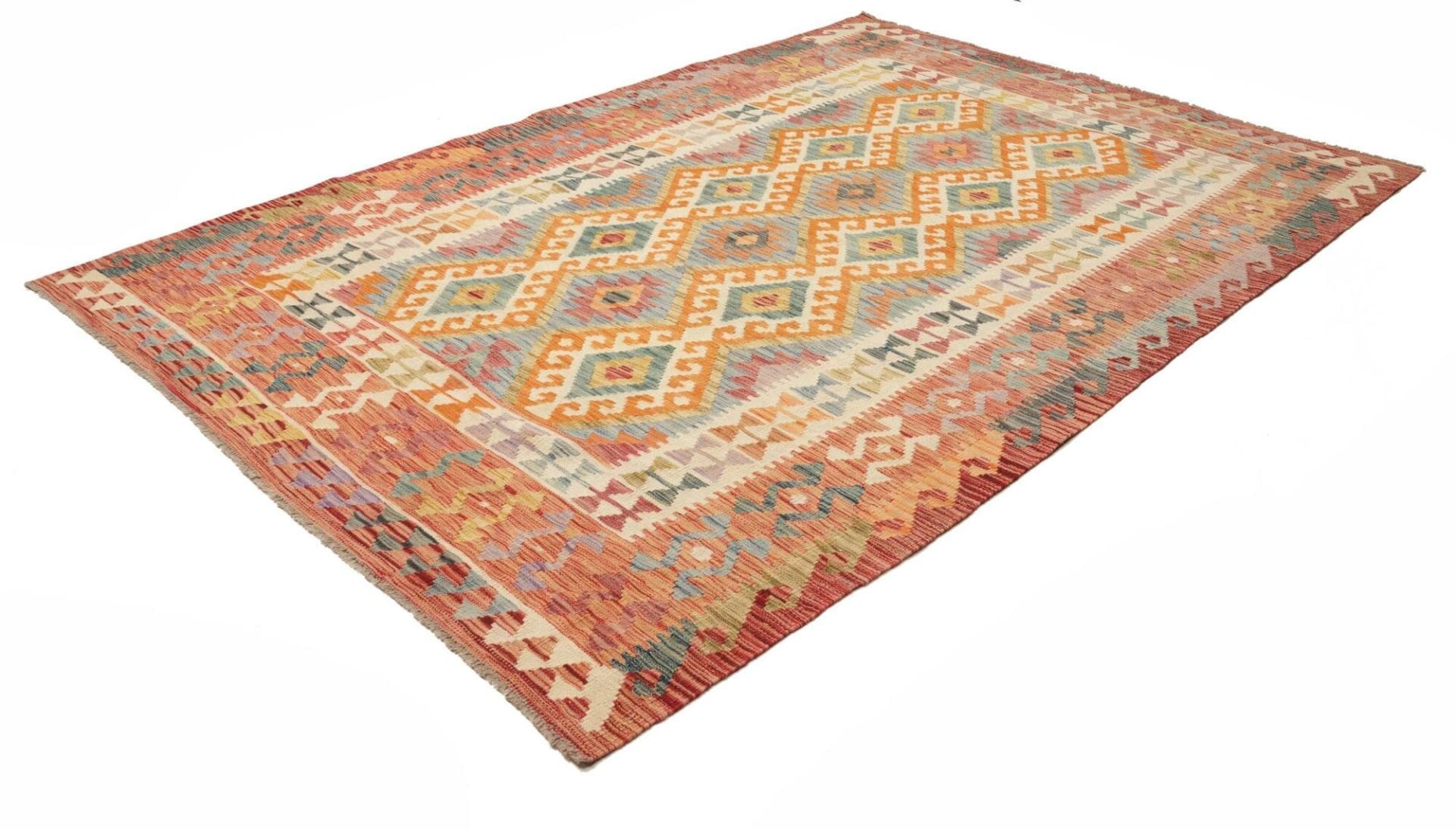Handgewebter Kelim, 206 × 299 cm, Wolle