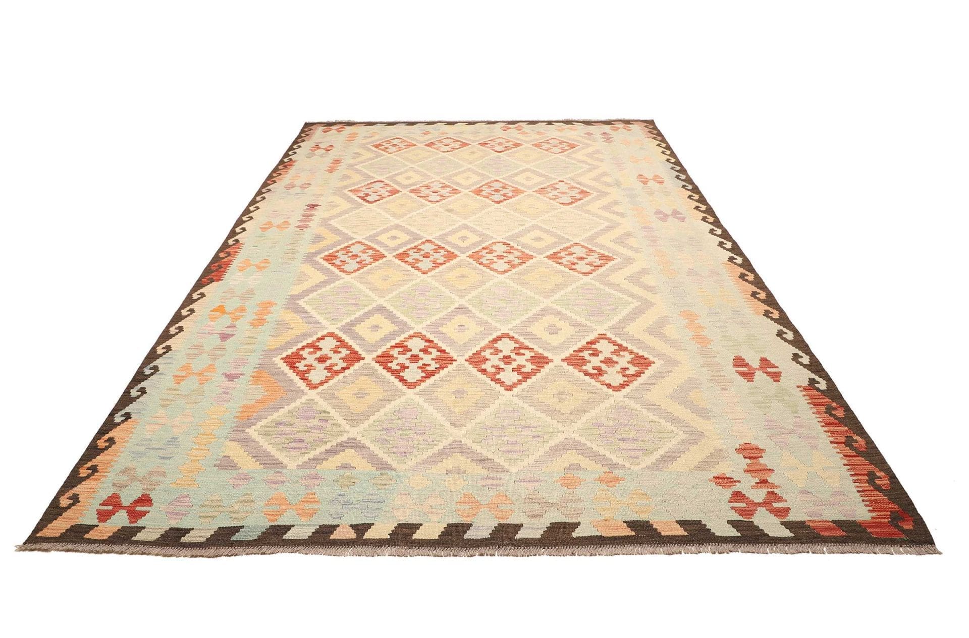 Kelim 214 × 302 cm aus Wolle, handgewebt