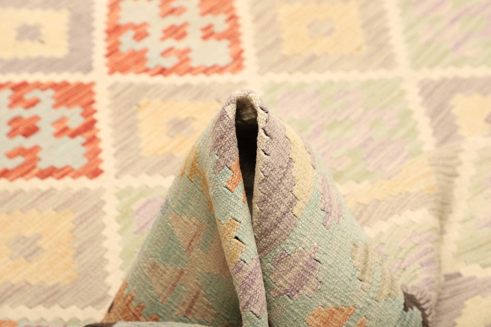 Kelim 214 × 302 cm aus Wolle, handgewebt