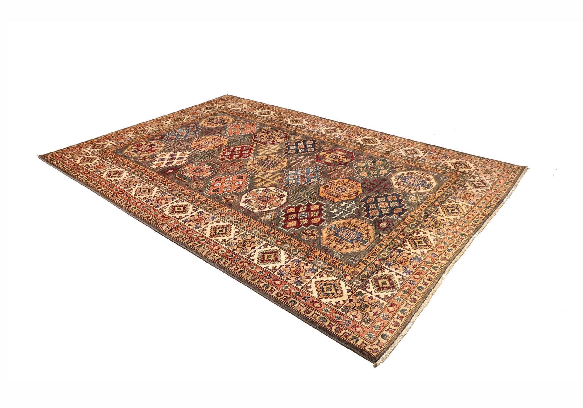 Kazak Orientteppich aus Pakistan, 205 × 300 cm