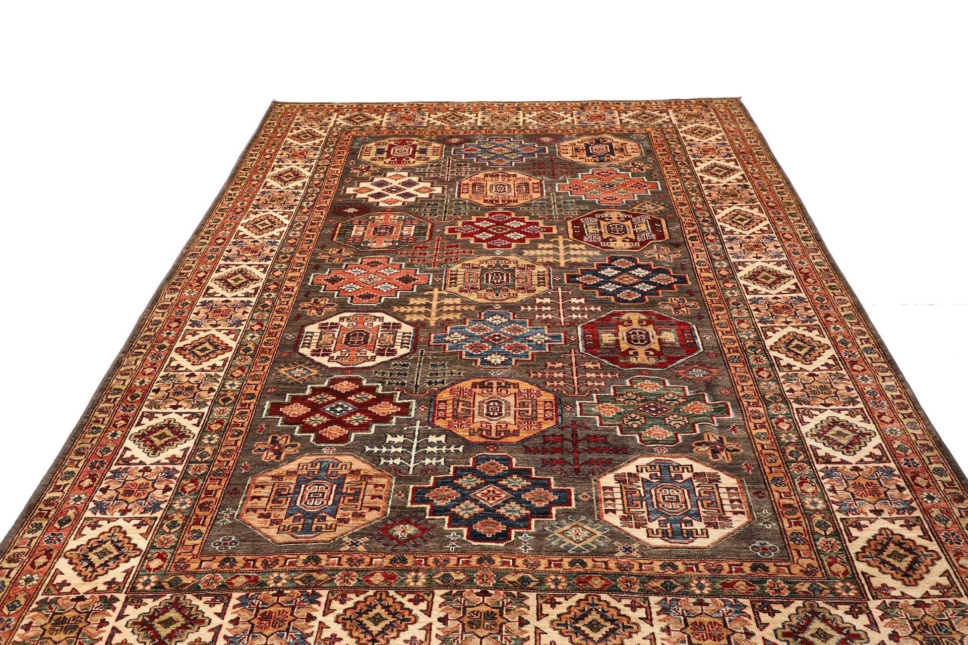 Kazak Orientteppich aus Pakistan, 205 × 300 cm