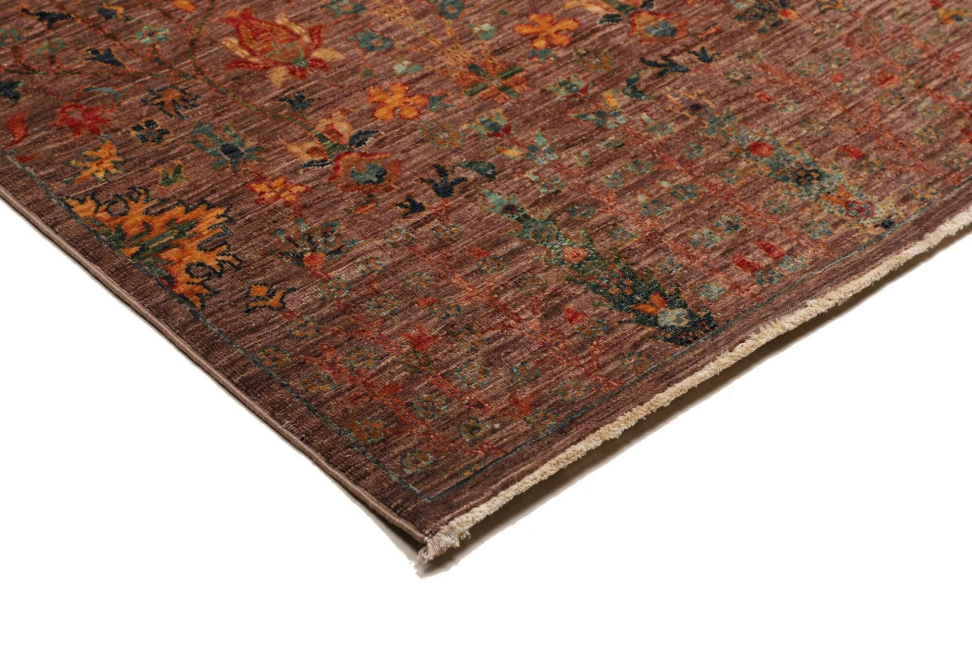 Handgeknüpfter Samarkand Orientteppich 208 × 294 cm
