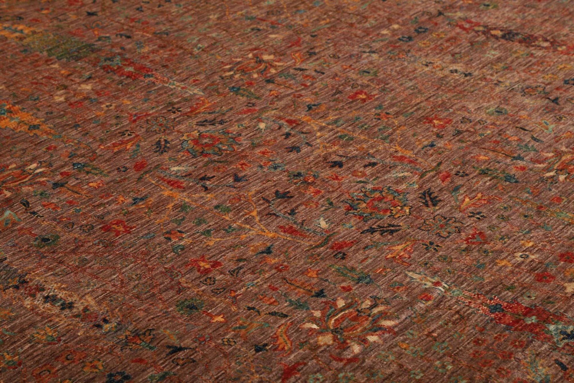 Handgeknüpfter Samarkand Orientteppich 208 × 294 cm