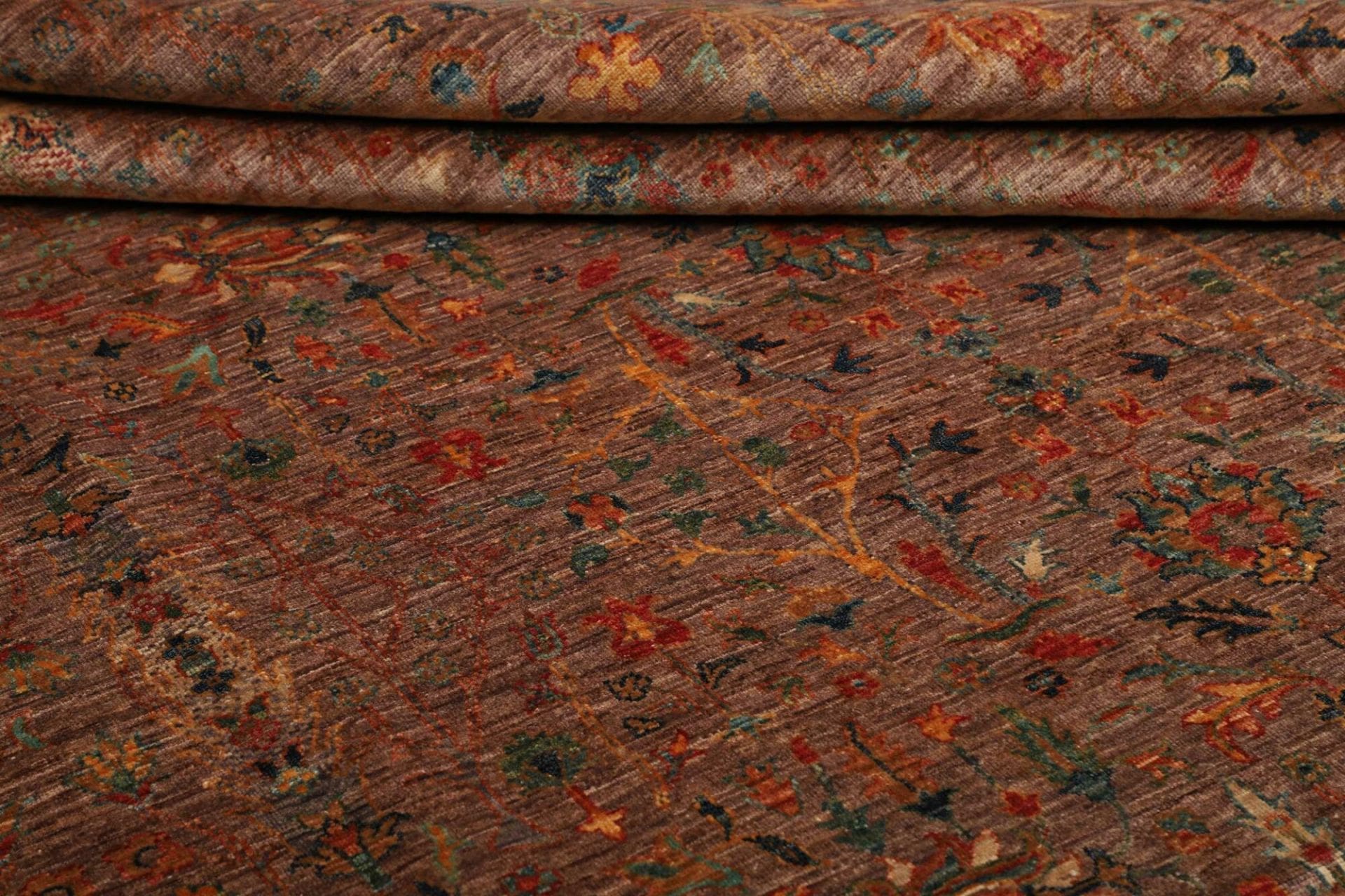 Handgeknüpfter Samarkand Orientteppich 208 × 294 cm