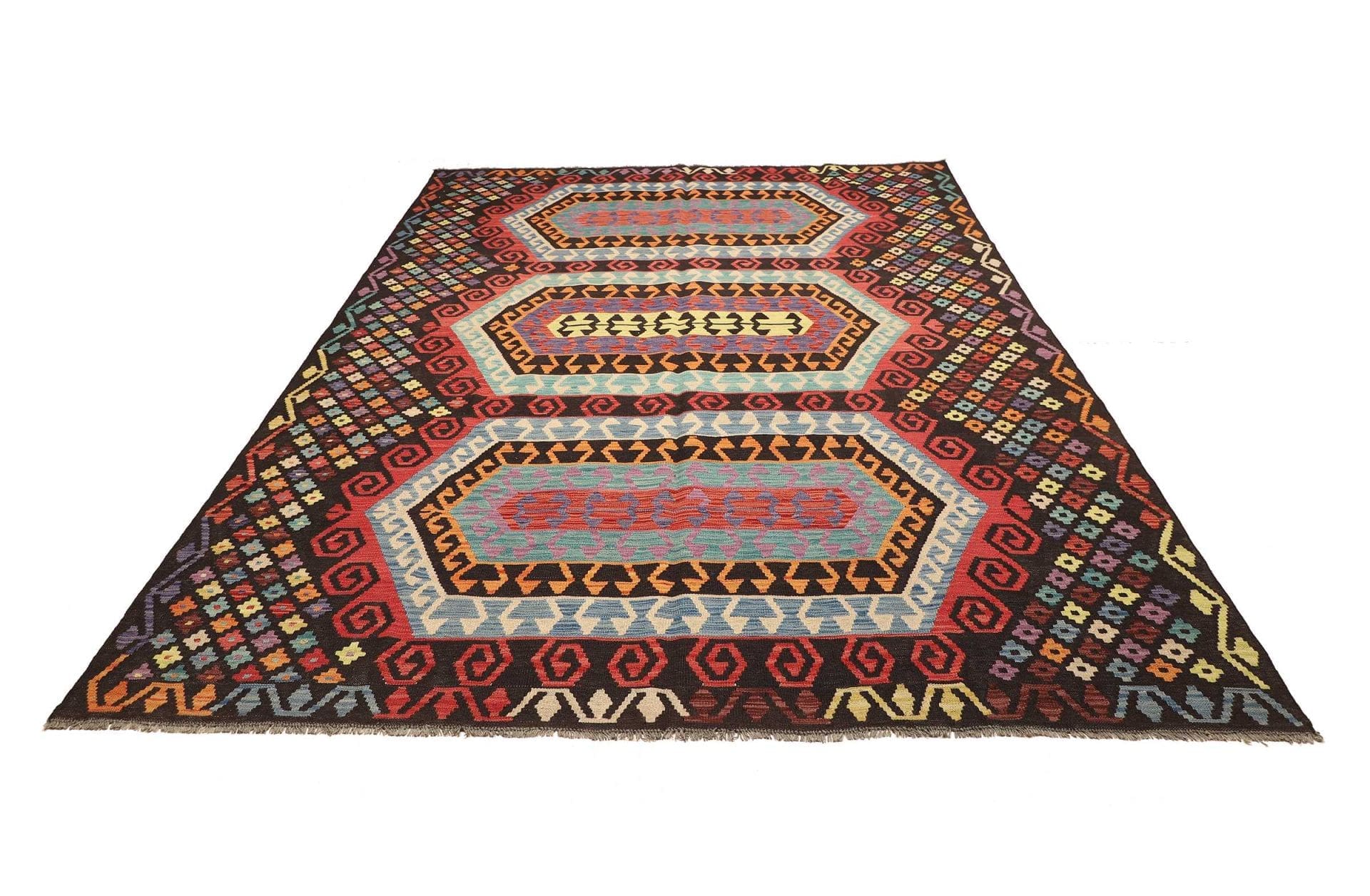 Kelim 209 × 289 cm aus Wolle, handgewebt