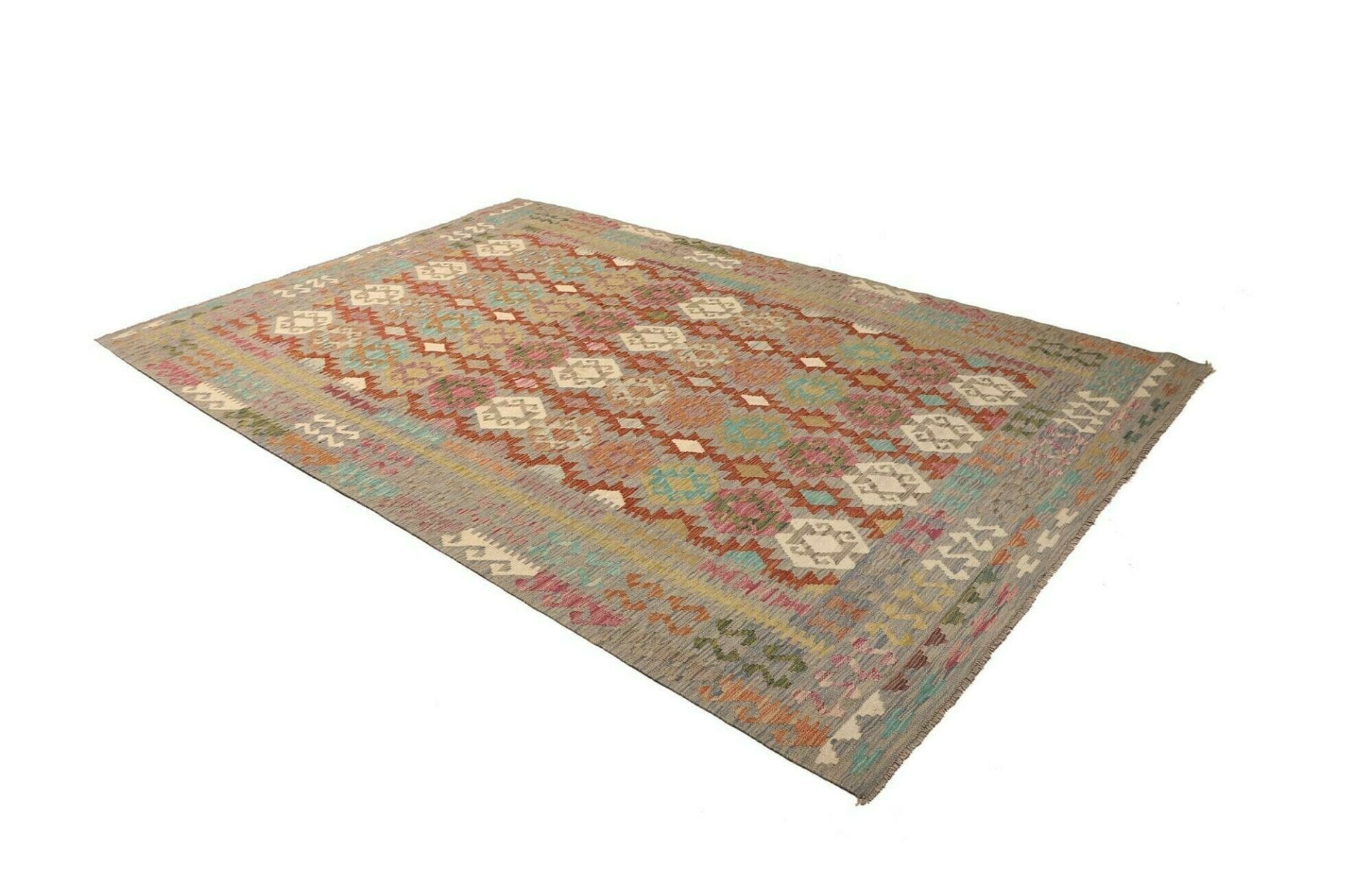 Handgewebter Kelim, 206 × 295 cm, Wolle