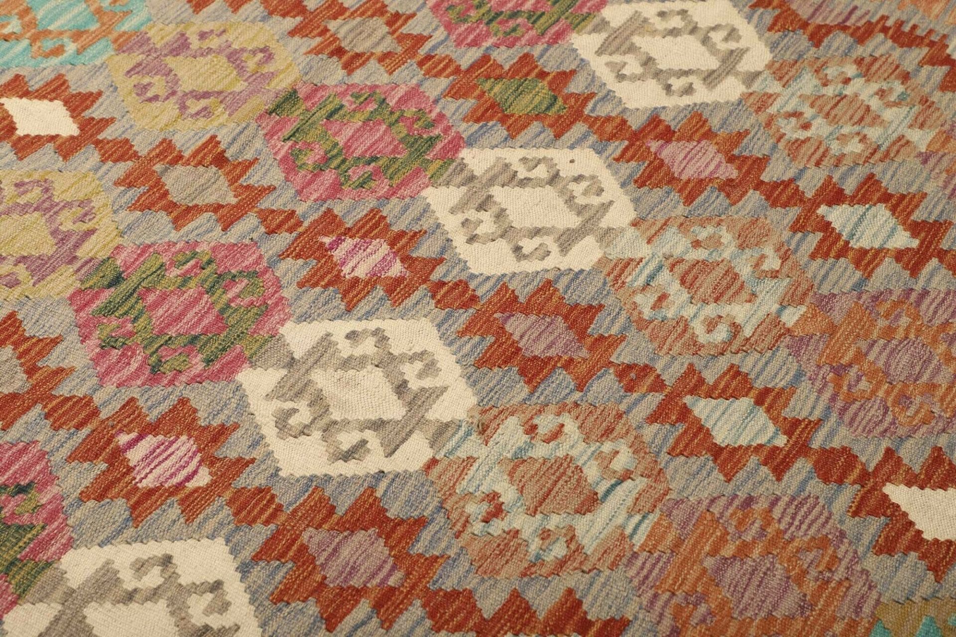 Handgewebter Kelim, 206 × 295 cm, Wolle