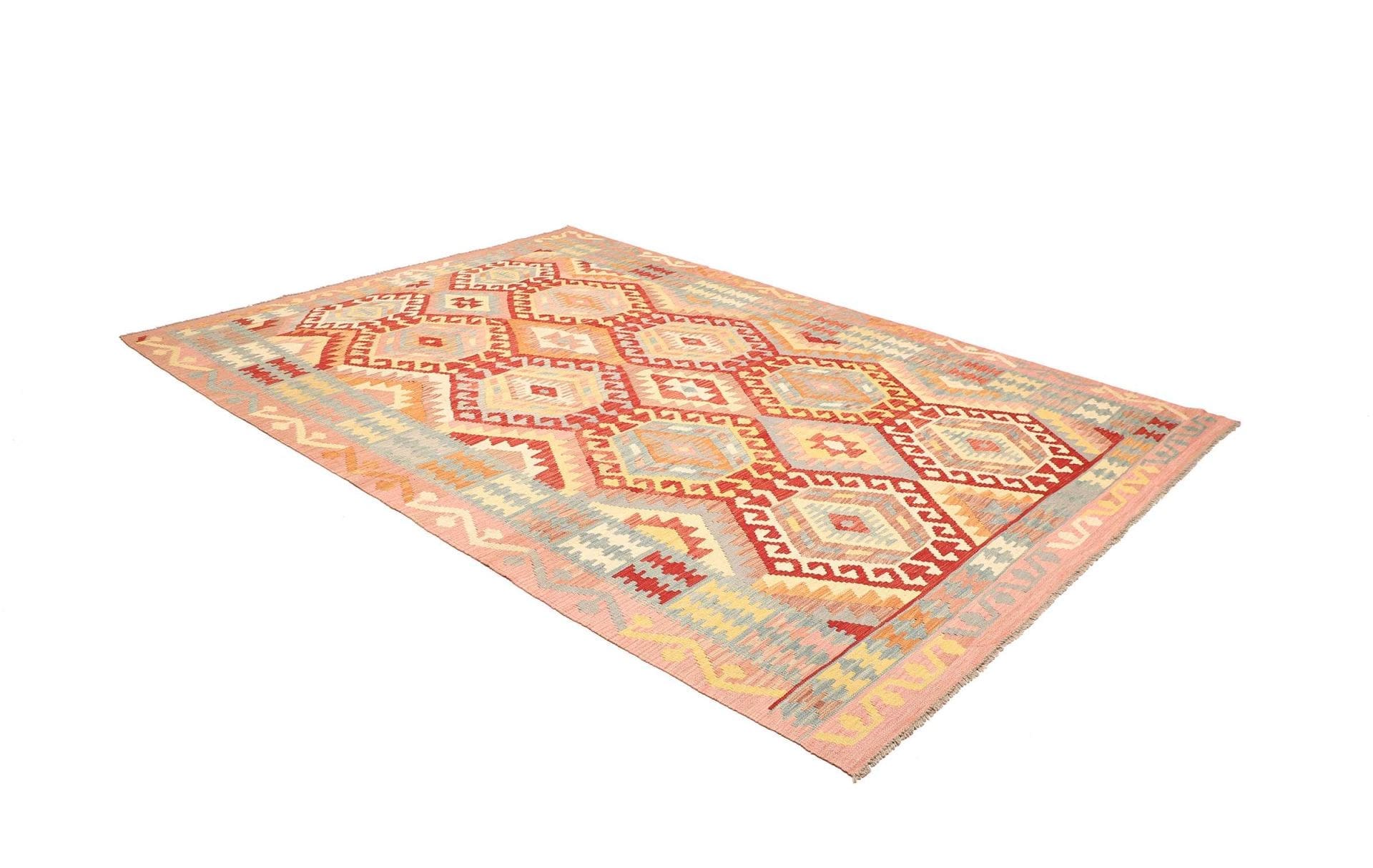 Handgewebter Kelim, 214 × 299 cm, Wolle