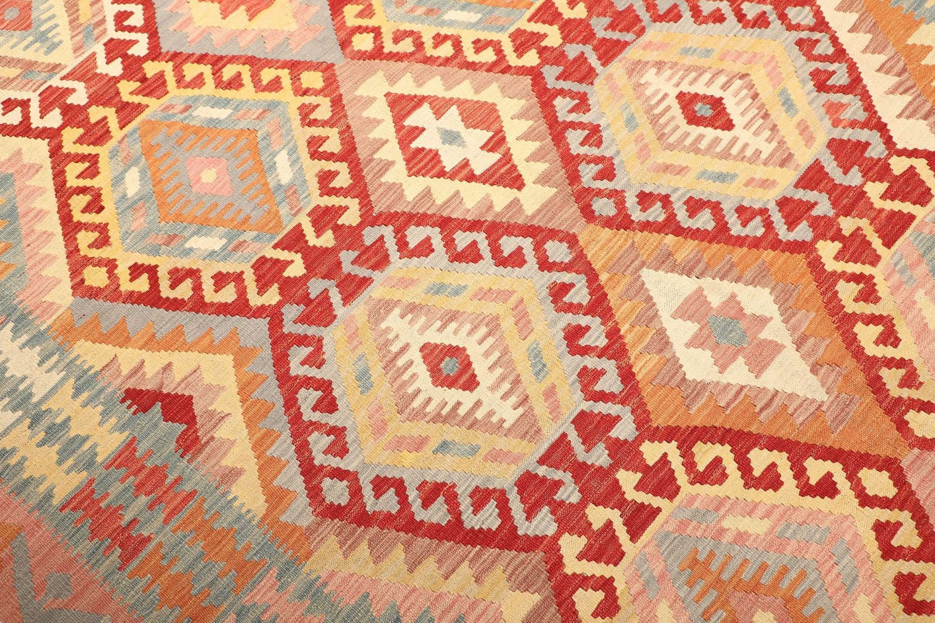 Handgewebter Kelim, 214 × 299 cm, Wolle