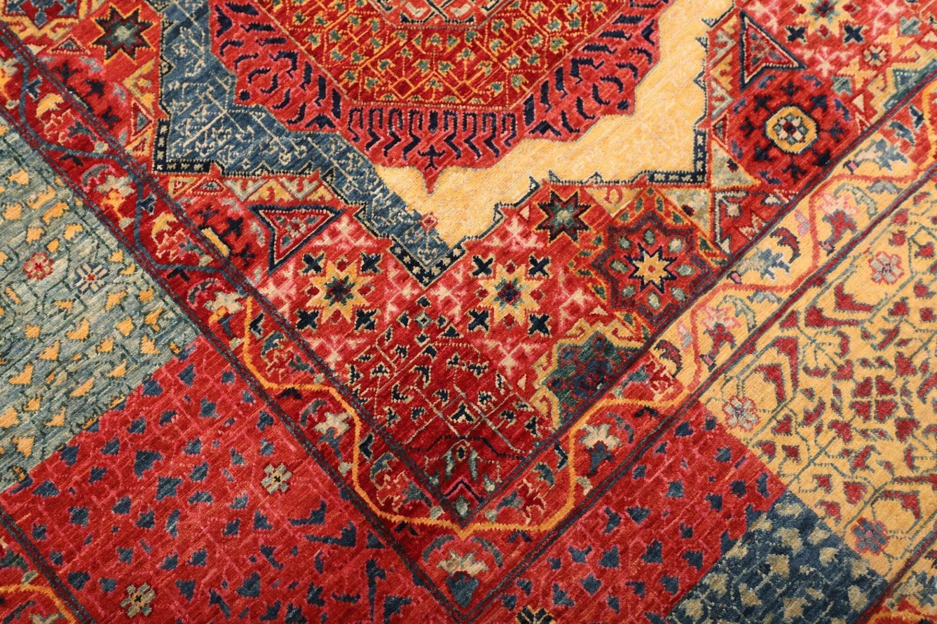 Mamluk Orientteppich 203 × 303 cm aus Wolle, handgeknüpft