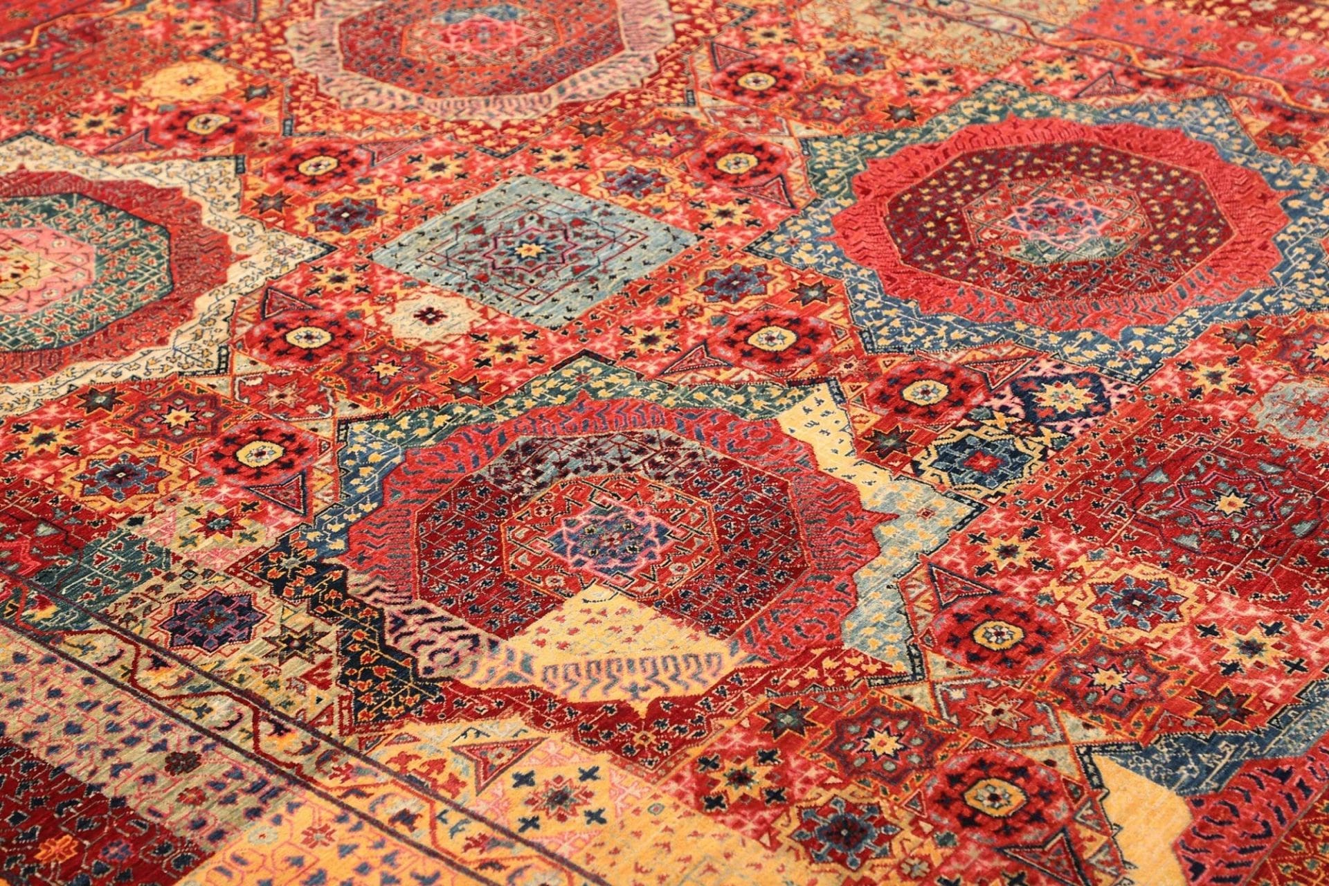 Mamluk Orientteppich 203 × 303 cm aus Wolle, handgeknüpft