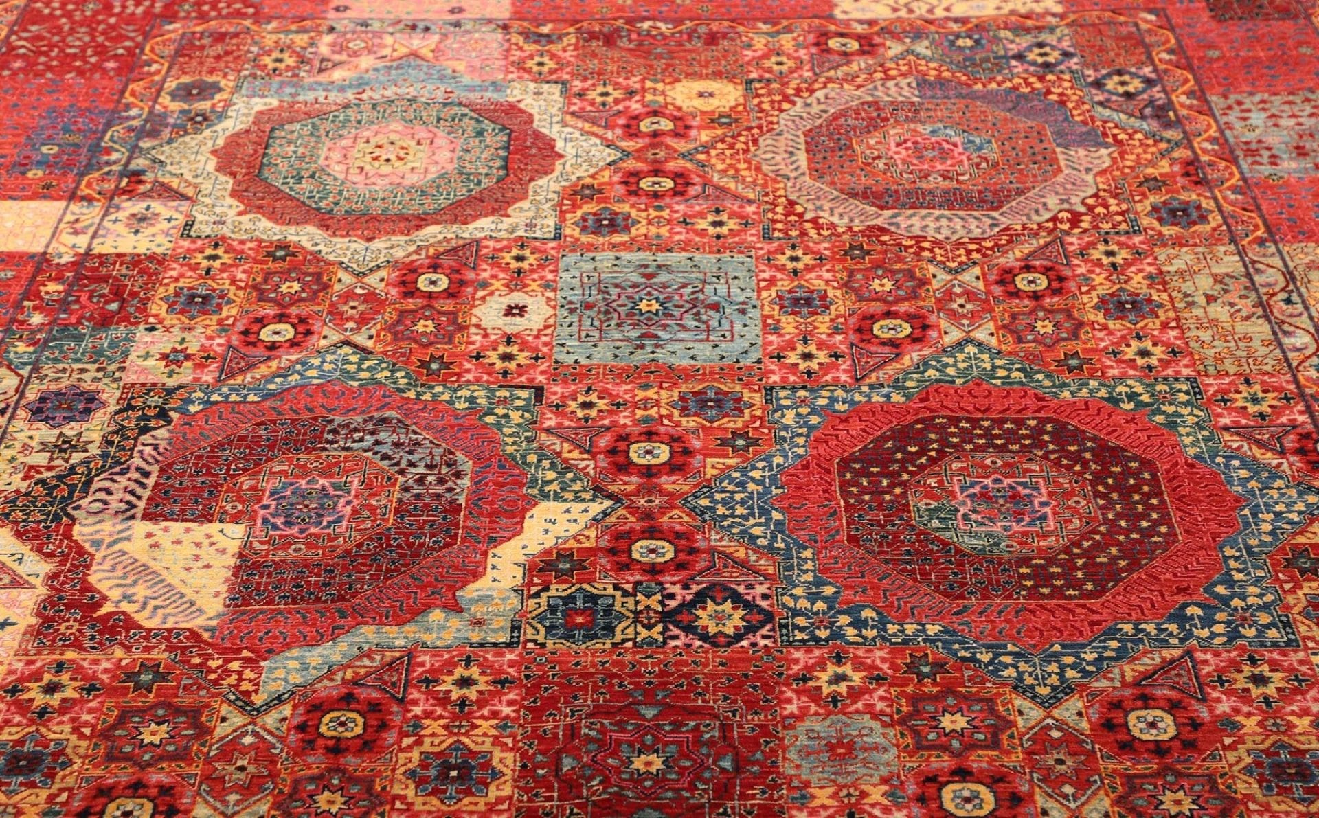 Mamluk Orientteppich 203 × 303 cm aus Wolle, handgeknüpft