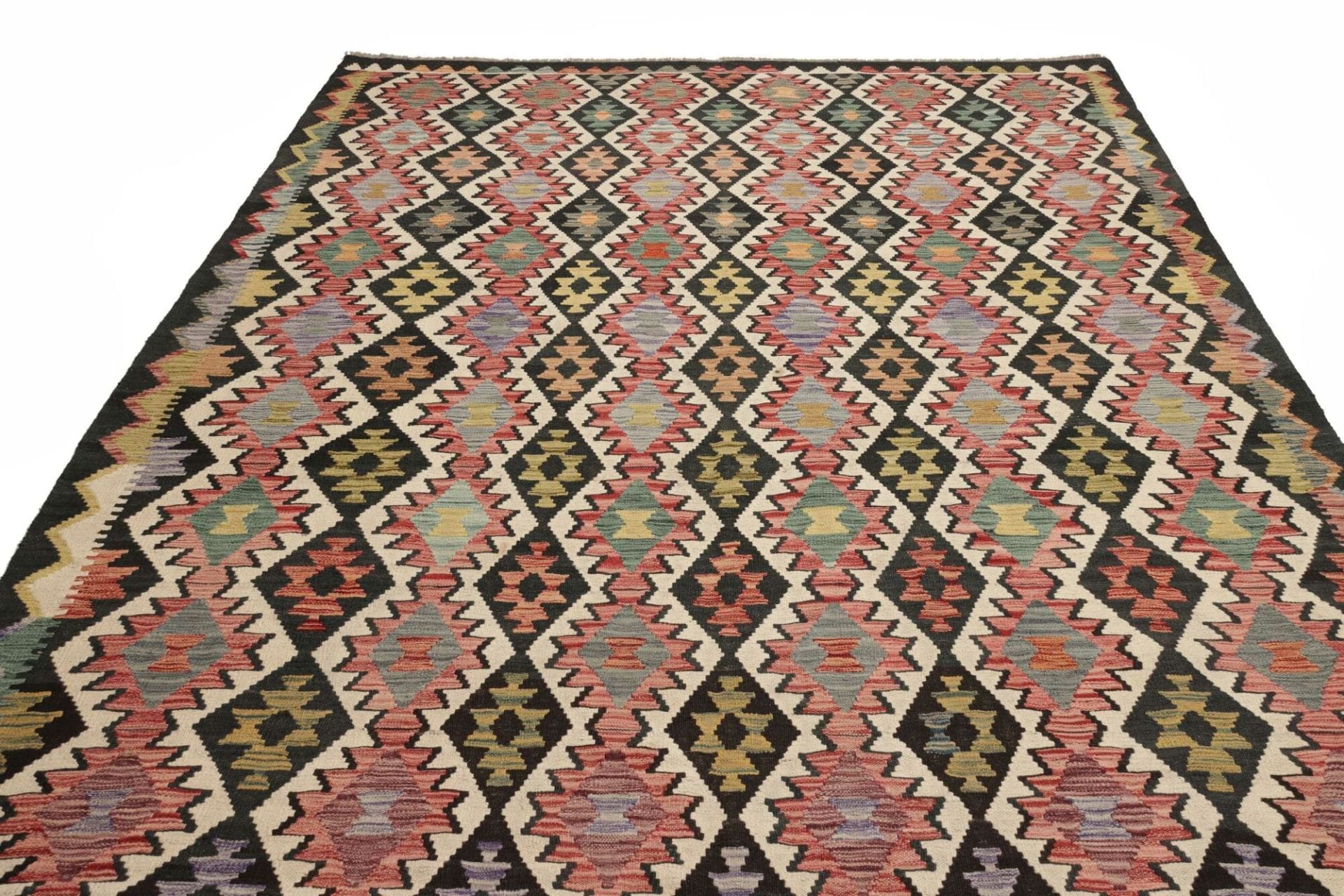 Handgewebter Kelim, 227 × 299 cm, Wolle
