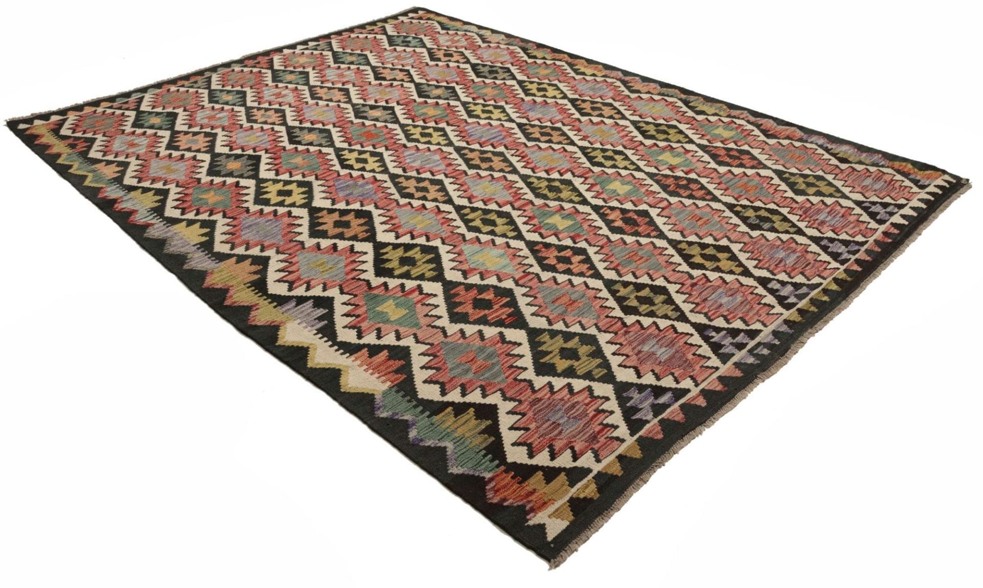 Handgewebter Kelim, 227 × 299 cm, Wolle