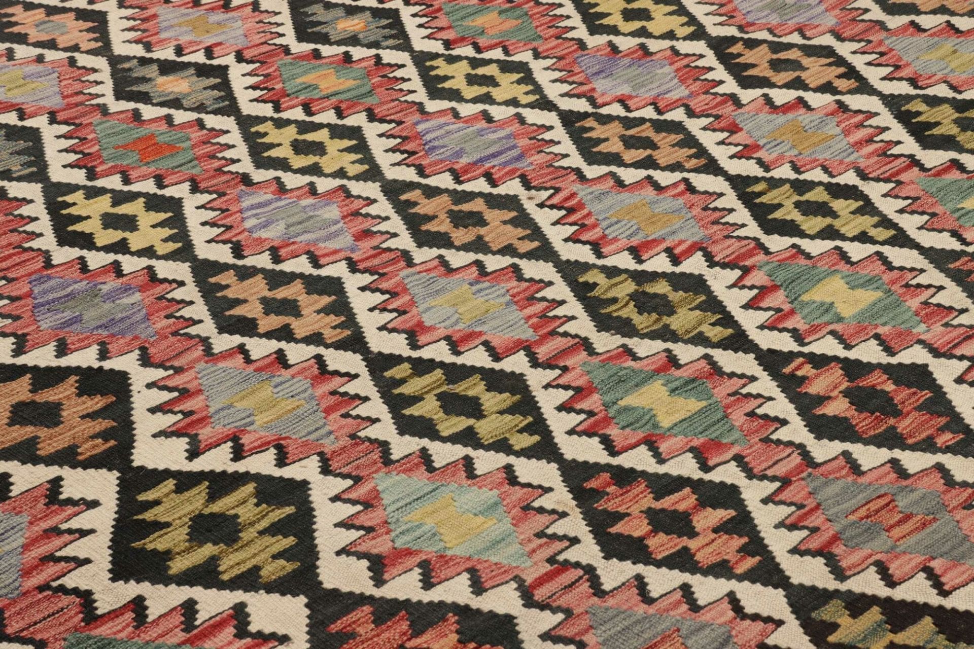 Handgewebter Kelim, 227 × 299 cm, Wolle