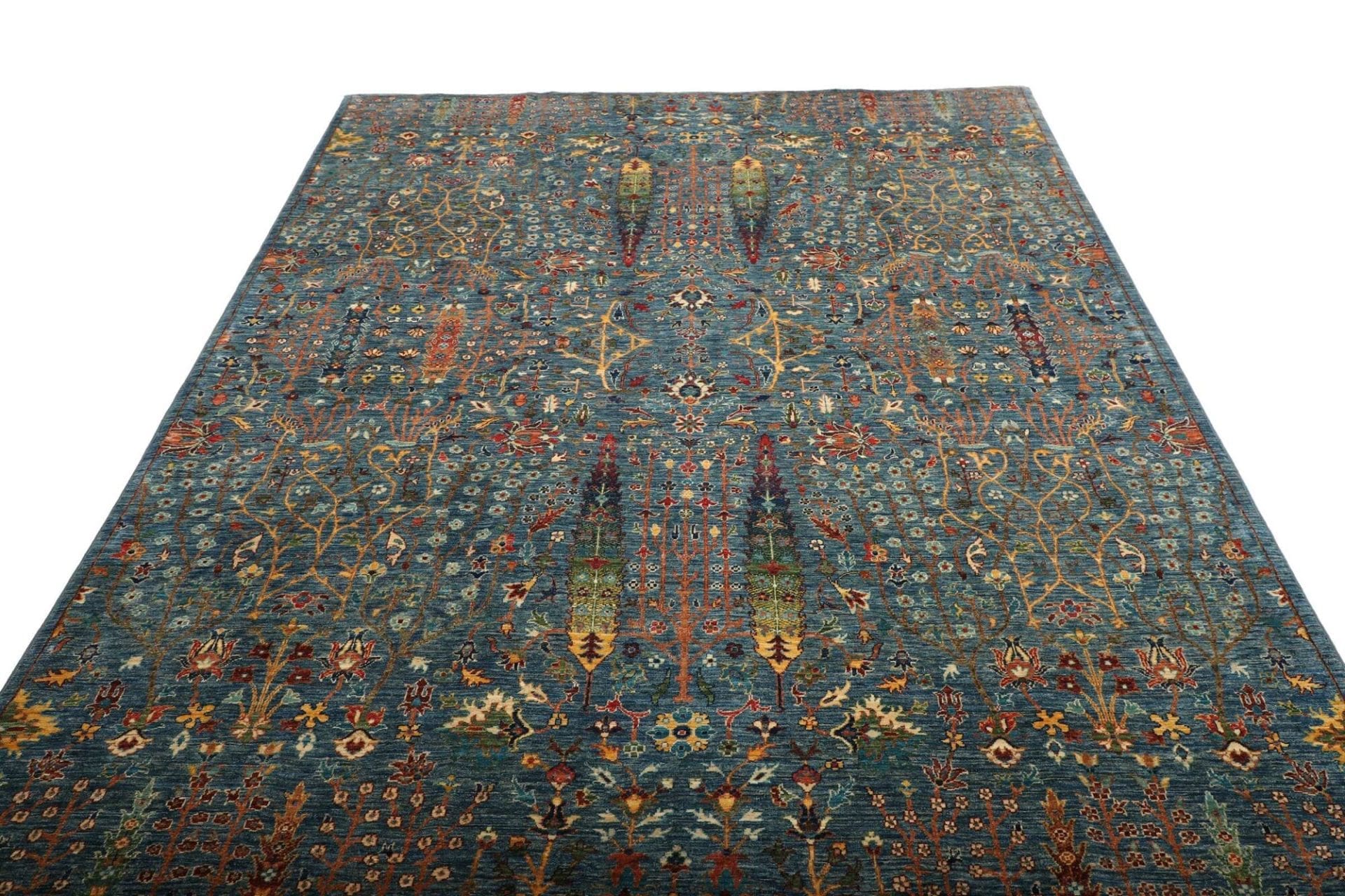 samarkand-teppich-210-x-295-cm-schurwolle-handgeknupft-orientteppich-3 Samarkand Orientteppich 210 × 295 cm aus Wolle, handgeknüpft