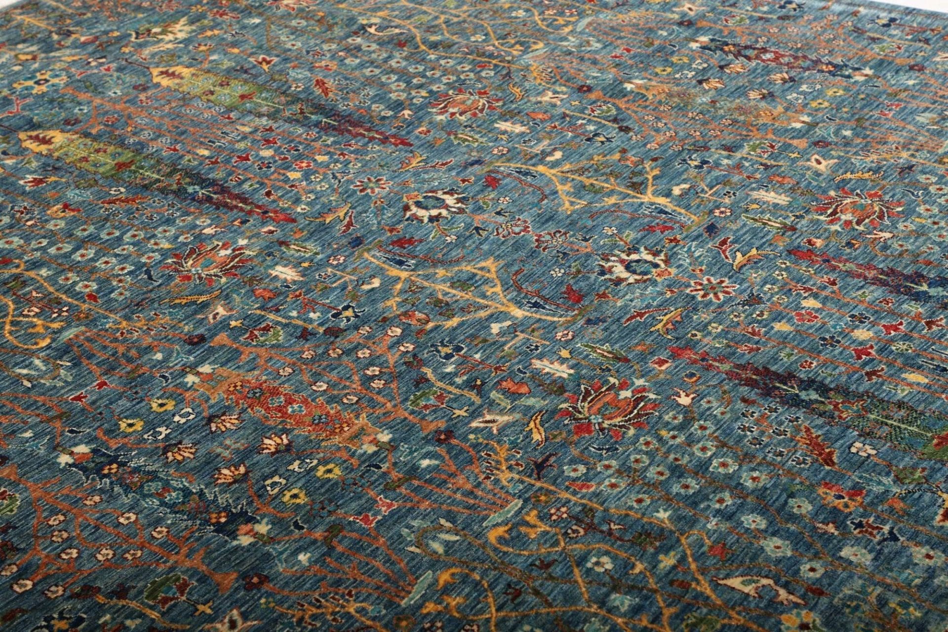 samarkand-teppich-210-x-295-cm-schurwolle-handgeknupft-orientteppich-6 Samarkand Orientteppich 210 × 295 cm aus Wolle, handgeknüpft