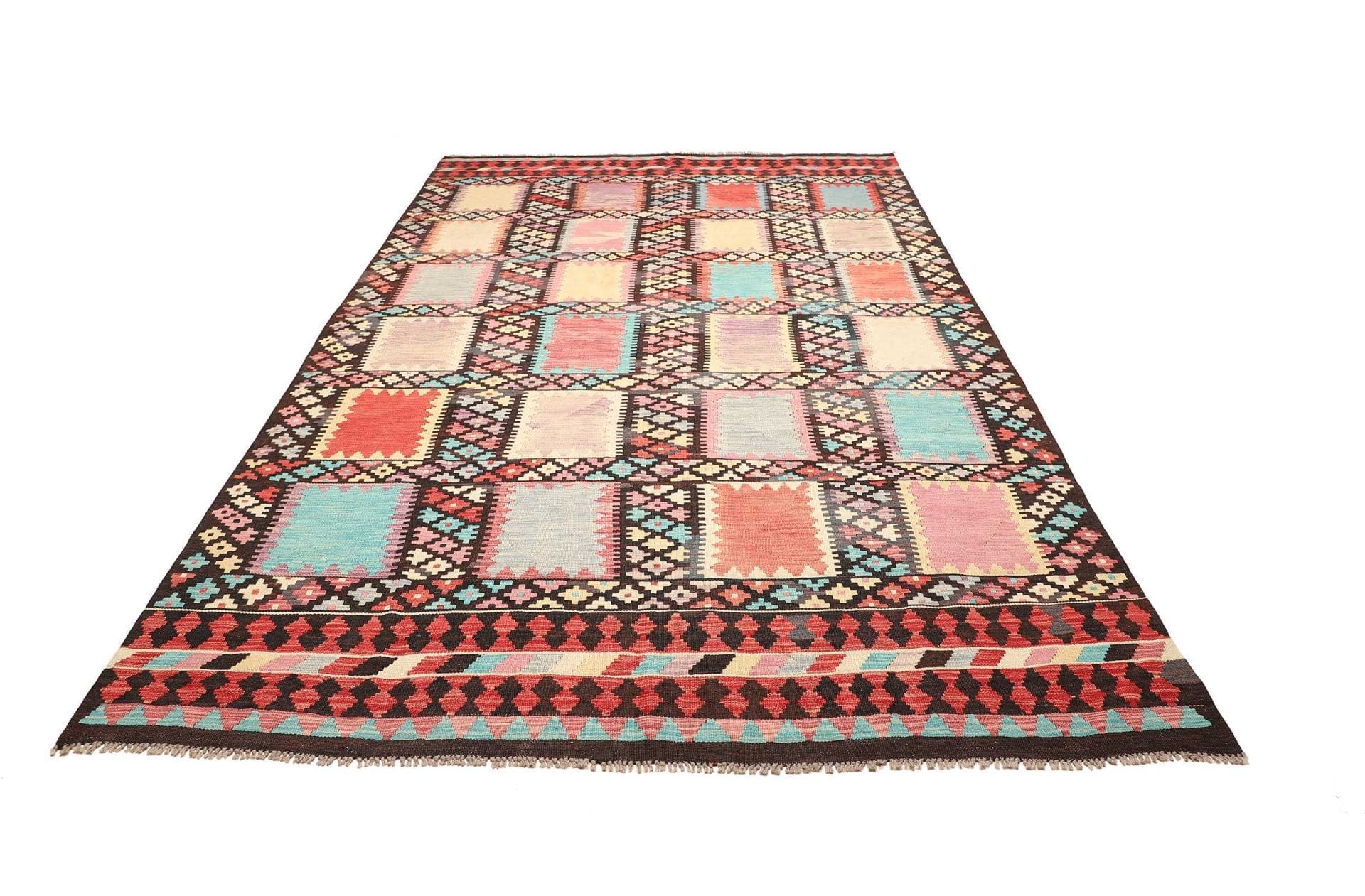 Kelim 202 × 309 cm aus Wolle, handgewebt