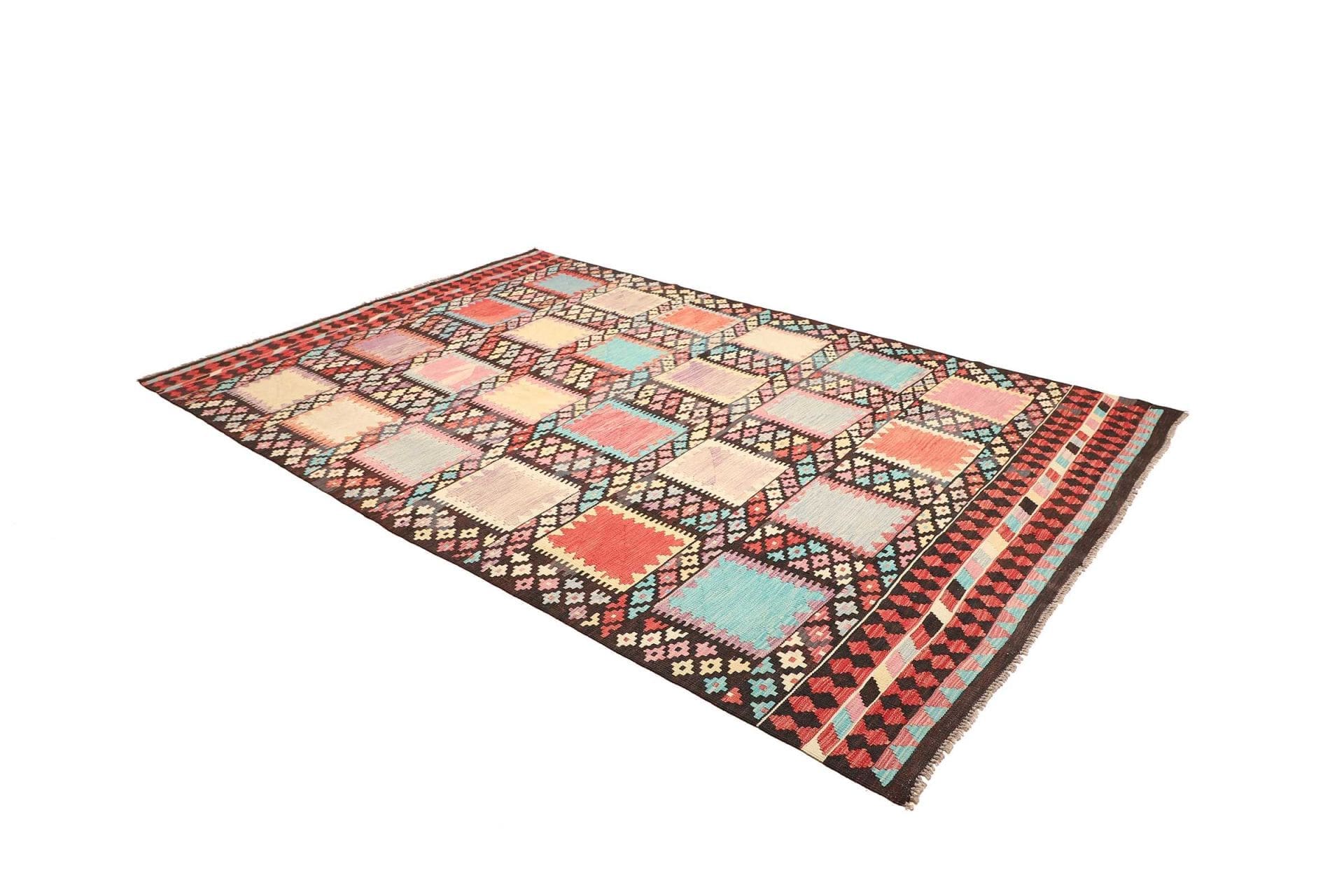 Kelim 202 × 309 cm aus Wolle, handgewebt