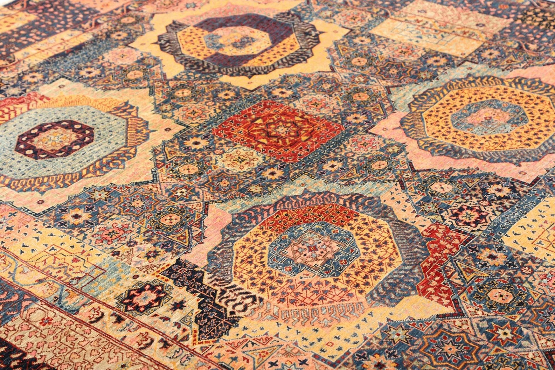 Handgeknüpfter Mamluk Orientteppich 203 × 299 cm
