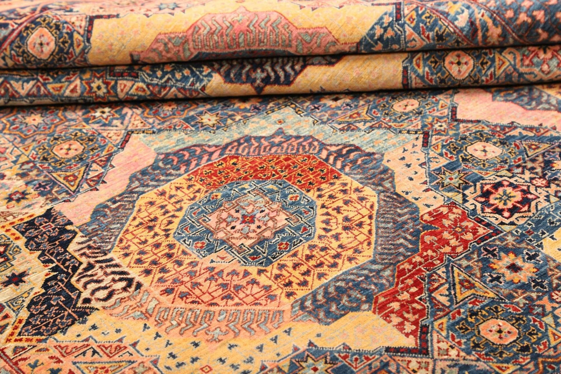 Handgeknüpfter Mamluk Orientteppich 203 × 299 cm