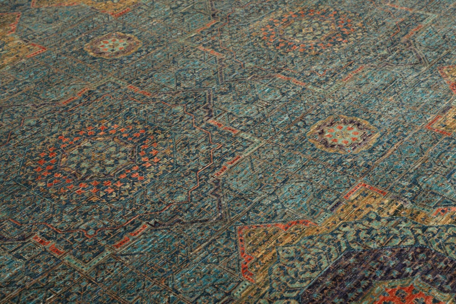 Mamluk Orientteppich aus Pakistan, 206 × 299 cm