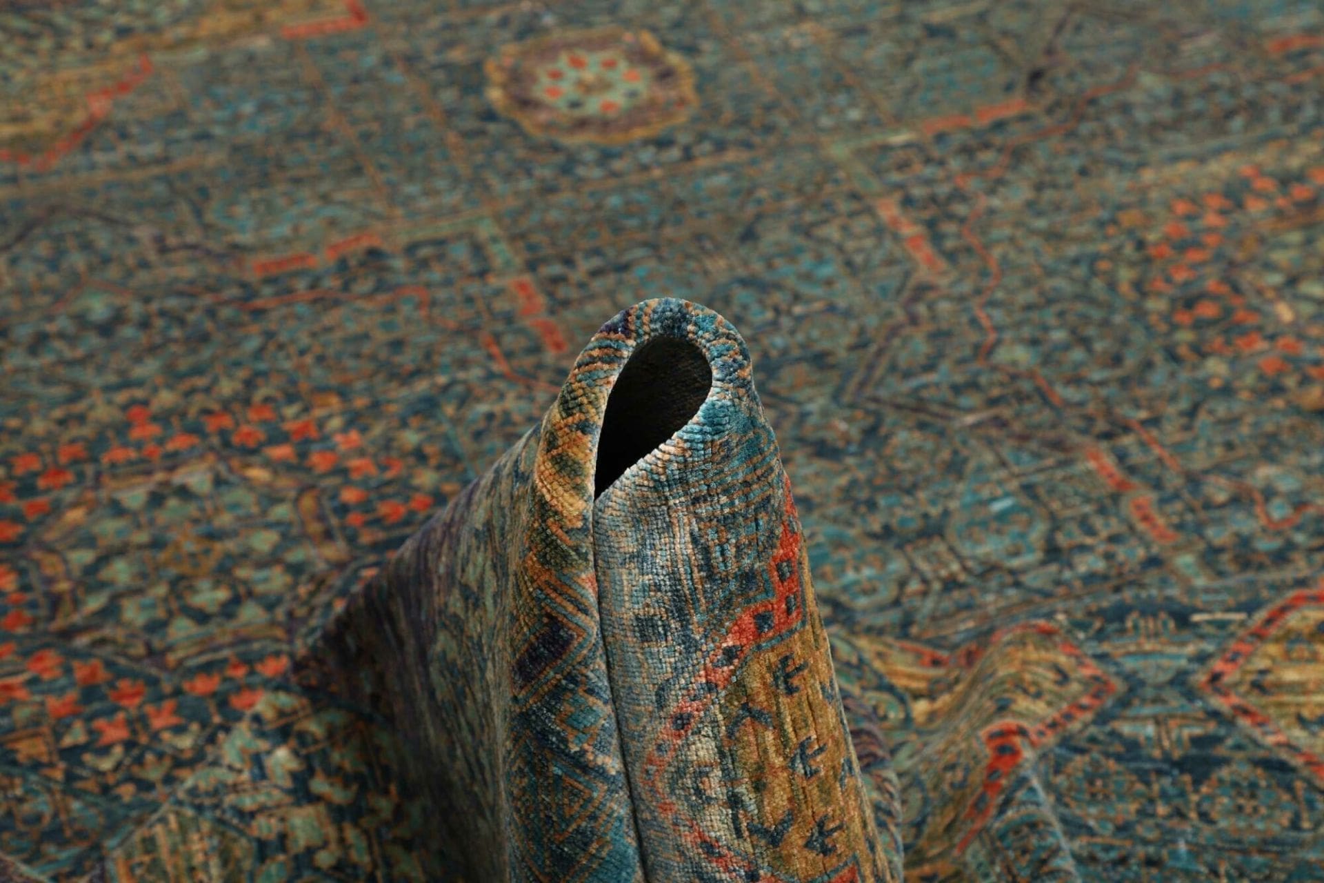 Mamluk Orientteppich aus Pakistan, 206 × 299 cm